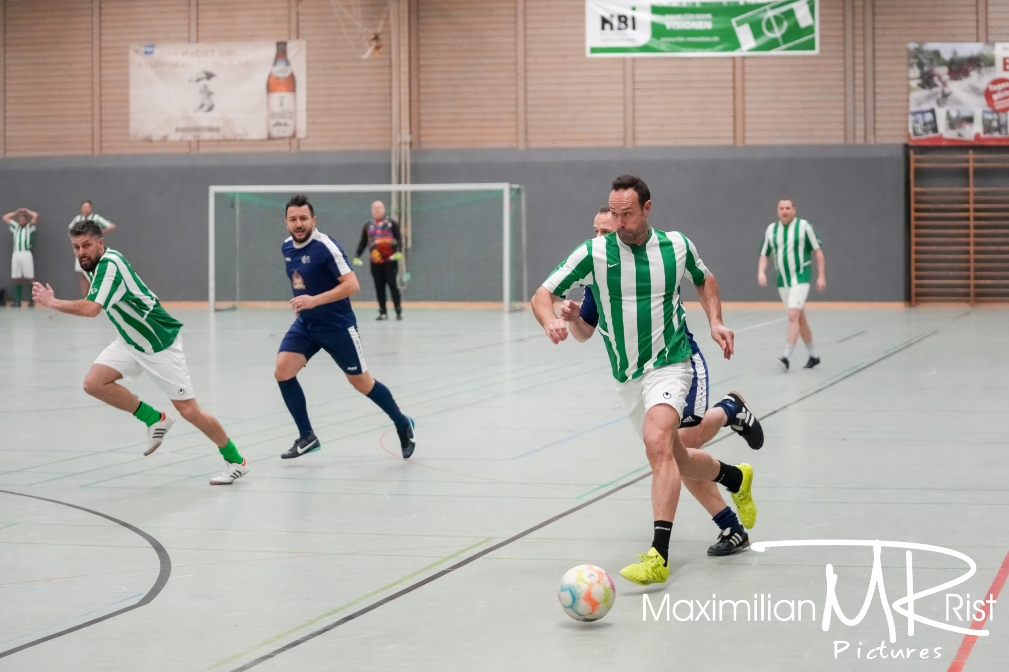 GER, Fussball,Adolf Waelder Pokal 2023, Tag 1, Hallenturnier, Spielzeit 2023/2024, FC Isny, AH Turnier, 12.01.24