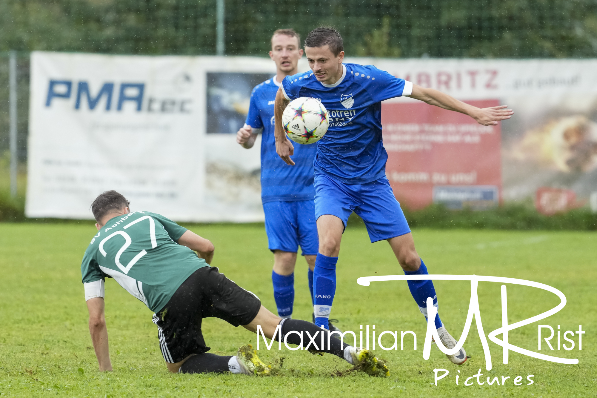 GER, SV Achberg vs. SV Maierhoefen, Fussball, Bezirksliga Bodensee, 1. Spieltag, Spielzeit 2024/2025, 18.08.24