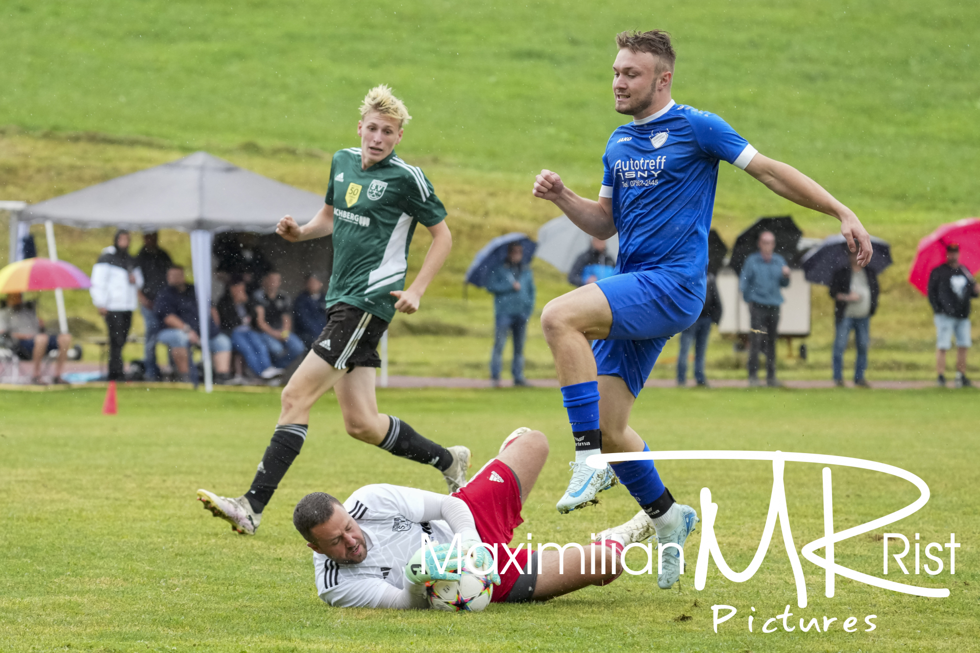 GER, SV Achberg vs. SV Maierhoefen, Fussball, Bezirksliga Bodensee, 1. Spieltag, Spielzeit 2024/2025, 18.08.24