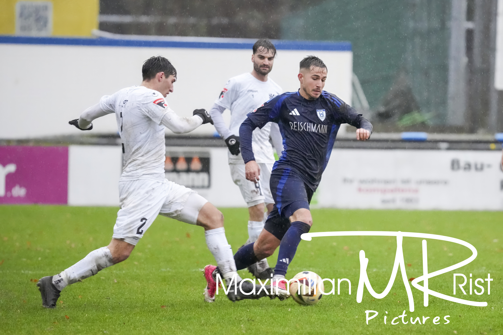 GER, FV Ravensburg vs. FC 08 Villingen II,, Fussball, Oberliga Baden-Wuerttemberg, 20. Spieltag, Spielzeit 2024/2025,   07.12.24