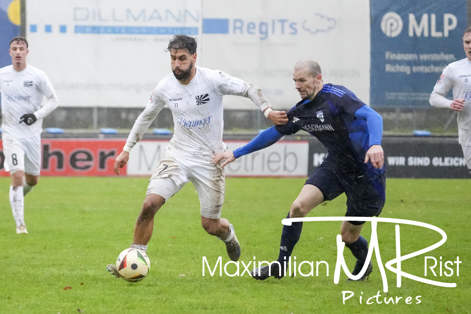 GER, FV Ravensburg vs. FC 08 Villingen II,, Fussball, Oberliga Baden-Wuerttemberg, 20. Spieltag, Spielzeit 2024/2025,   07.12.24