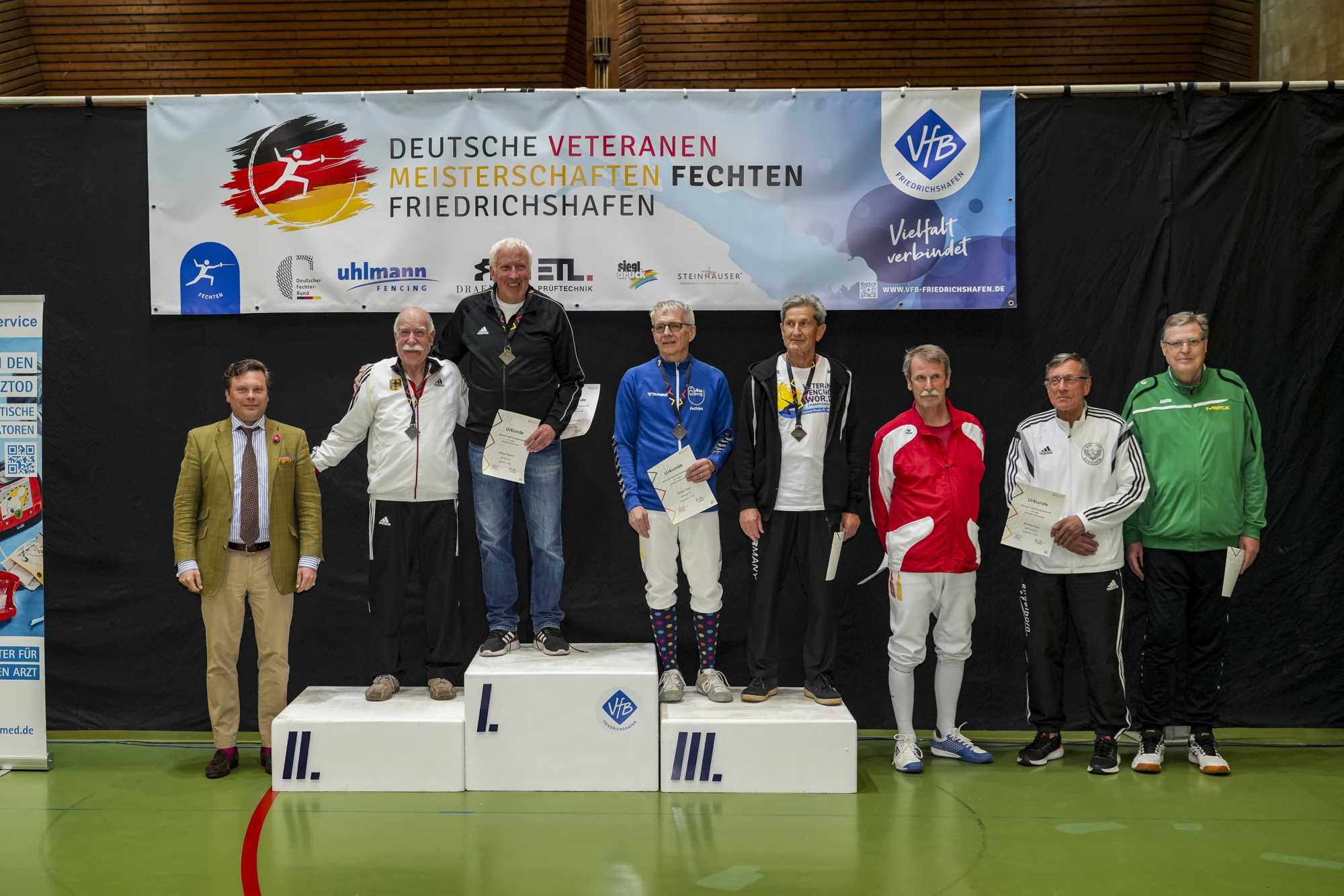 GER, Fechten, Deutsche Meisterschaften Veteranen 2025, Friedrichshafen, 27.04.25