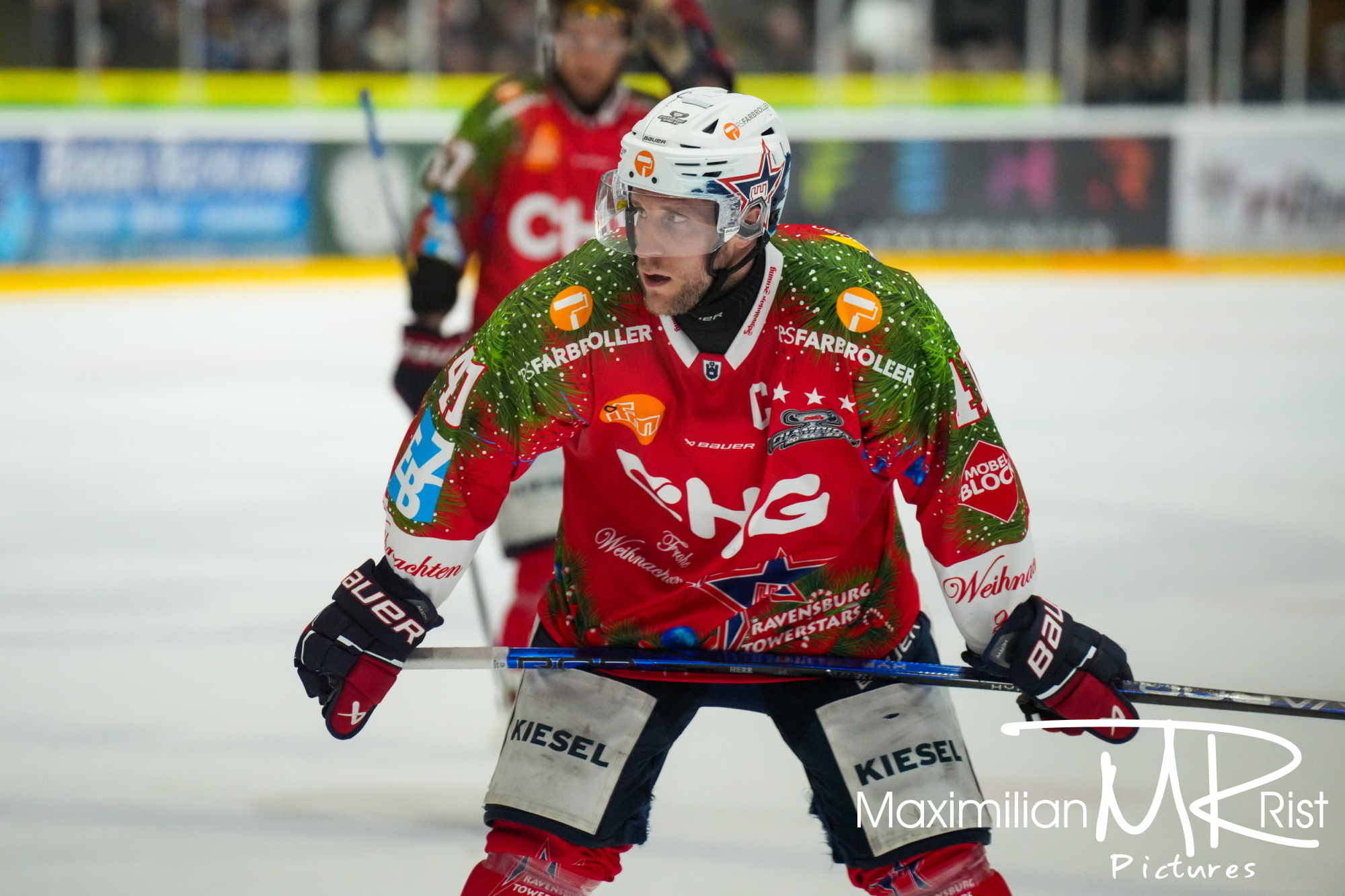 GER, Ravensburg Towerstars vs. ESV Kaufbeuren, Eishockey, DEL2, 32. Spieltag, Spielzeit 2024/2024,  30.12.23