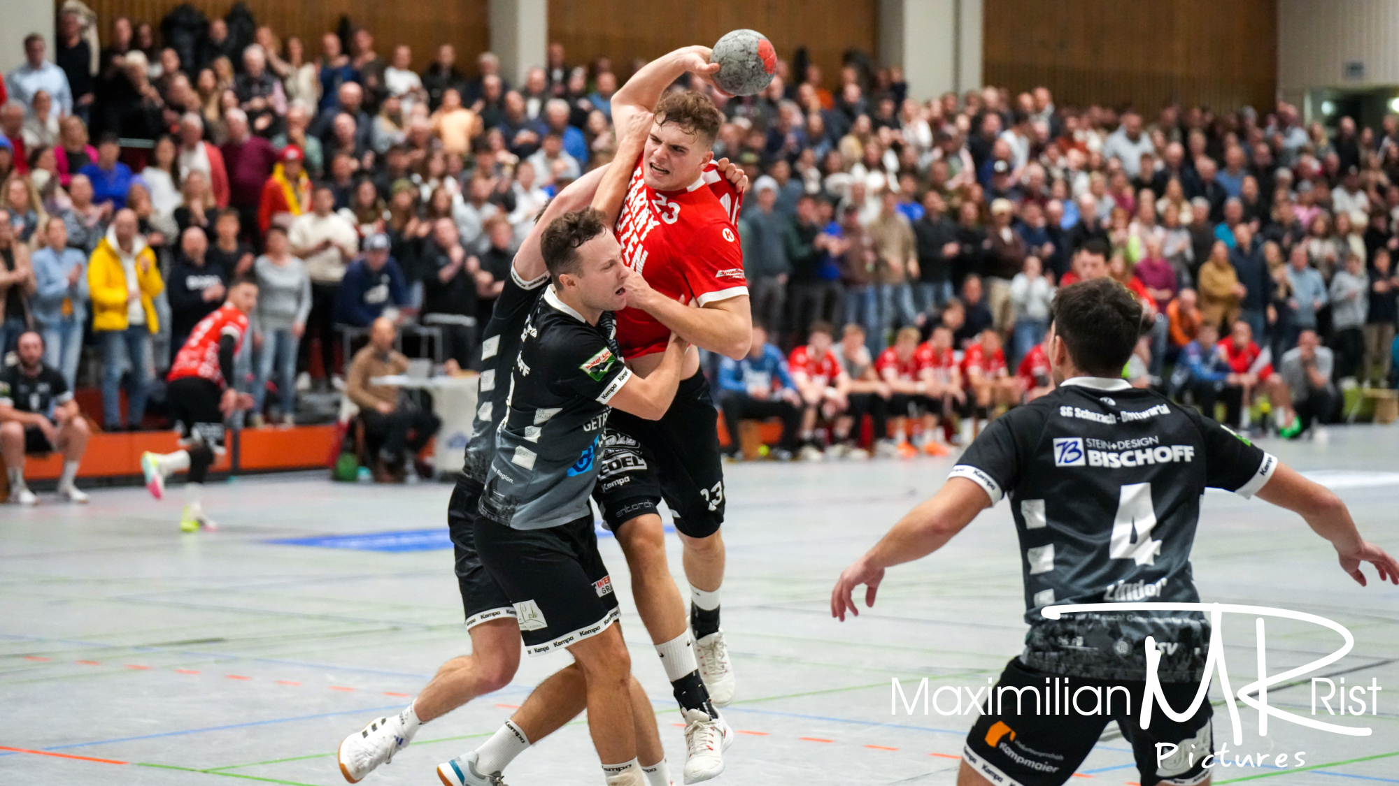 GER, MTG Wangen vs. SG Schozach-Bottwartal, Handball, Wuerttemberg-Liga, Spielzeit 2023/2024,   25.11.23