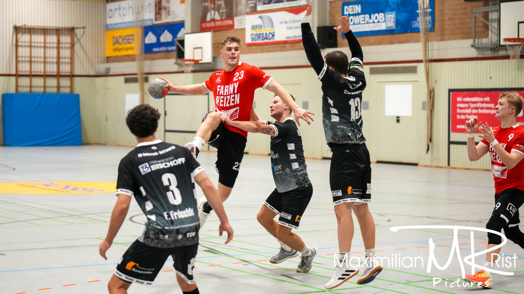 GER, MTG Wangen vs. SG Schozach-Bottwartal, Handball, Wuerttemberg-Liga, Spielzeit 2023/2024,   25.11.23
