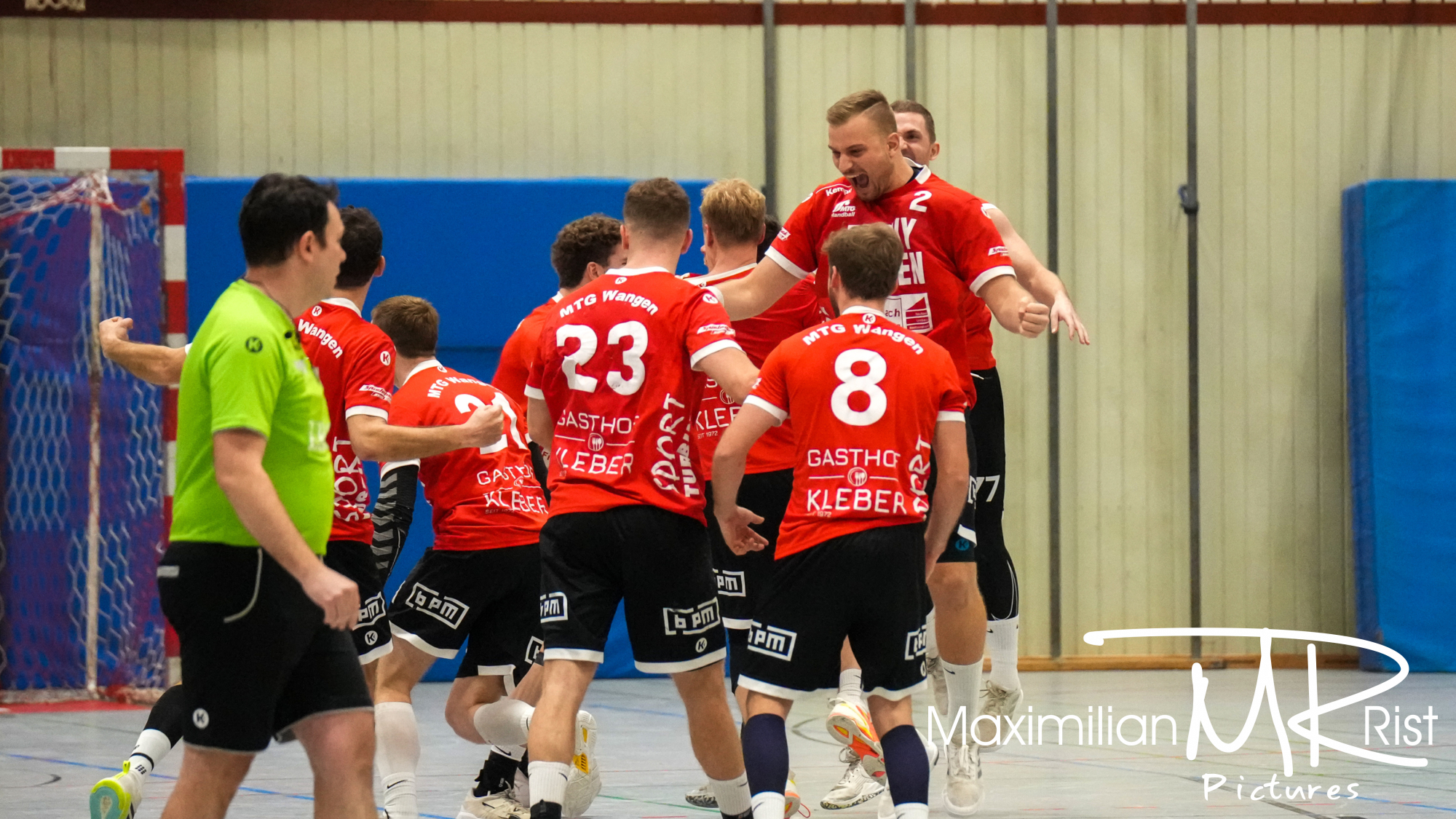 GER, MTG Wangen vs. SG Schozach-Bottwartal, Handball, Wuerttemberg-Liga, Spielzeit 2023/2024,   25.11.23