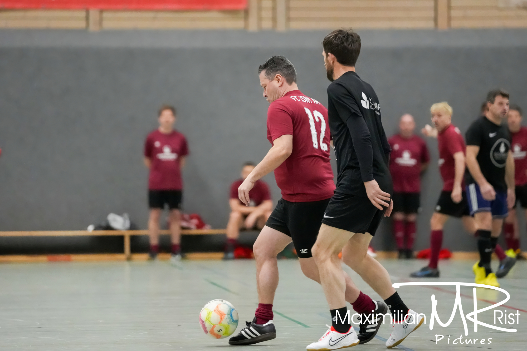 GER, Fussball,Adolf Waelder Pokal 2023, Tag 1, Hallenturnier, Spielzeit 2023/2024, FC Isny, AH Turnier, 12.01.24