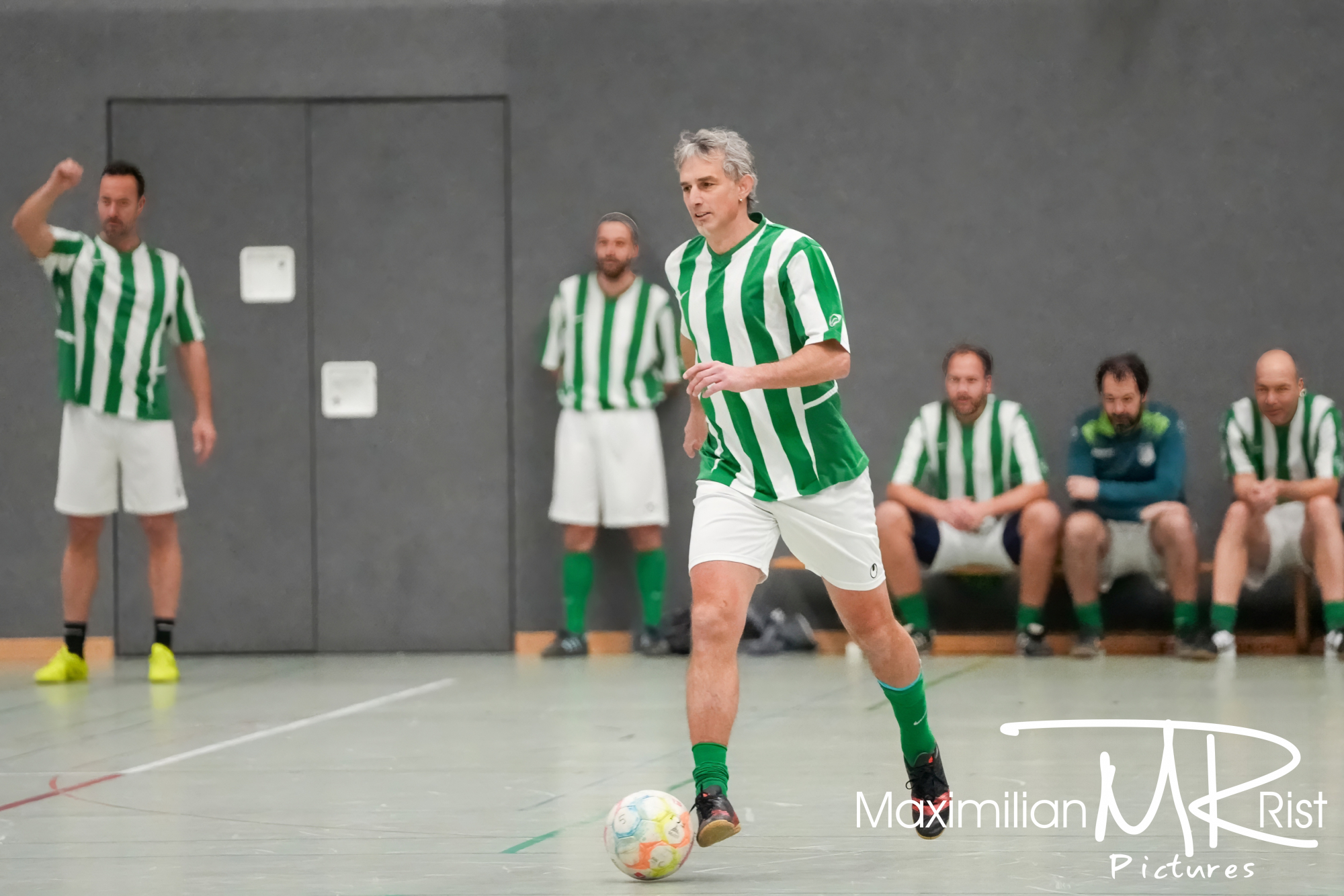 GER, Fussball,Adolf Waelder Pokal 2023, Tag 1, Hallenturnier, Spielzeit 2023/2024, FC Isny, AH Turnier, 12.01.24