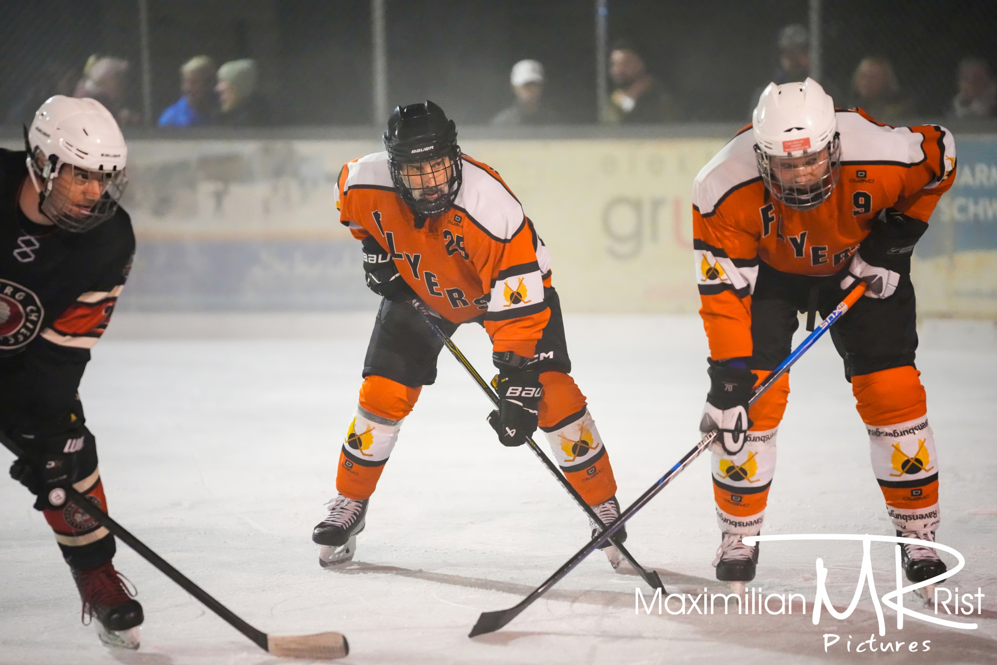 GER, Chiefs Lindenberg vs. Black Flyers Ravensburg, Eishockey, Westallgaeu Eishockey Liga, Finale, Division 1, Spielzeit 2024/2024,  17.02.24