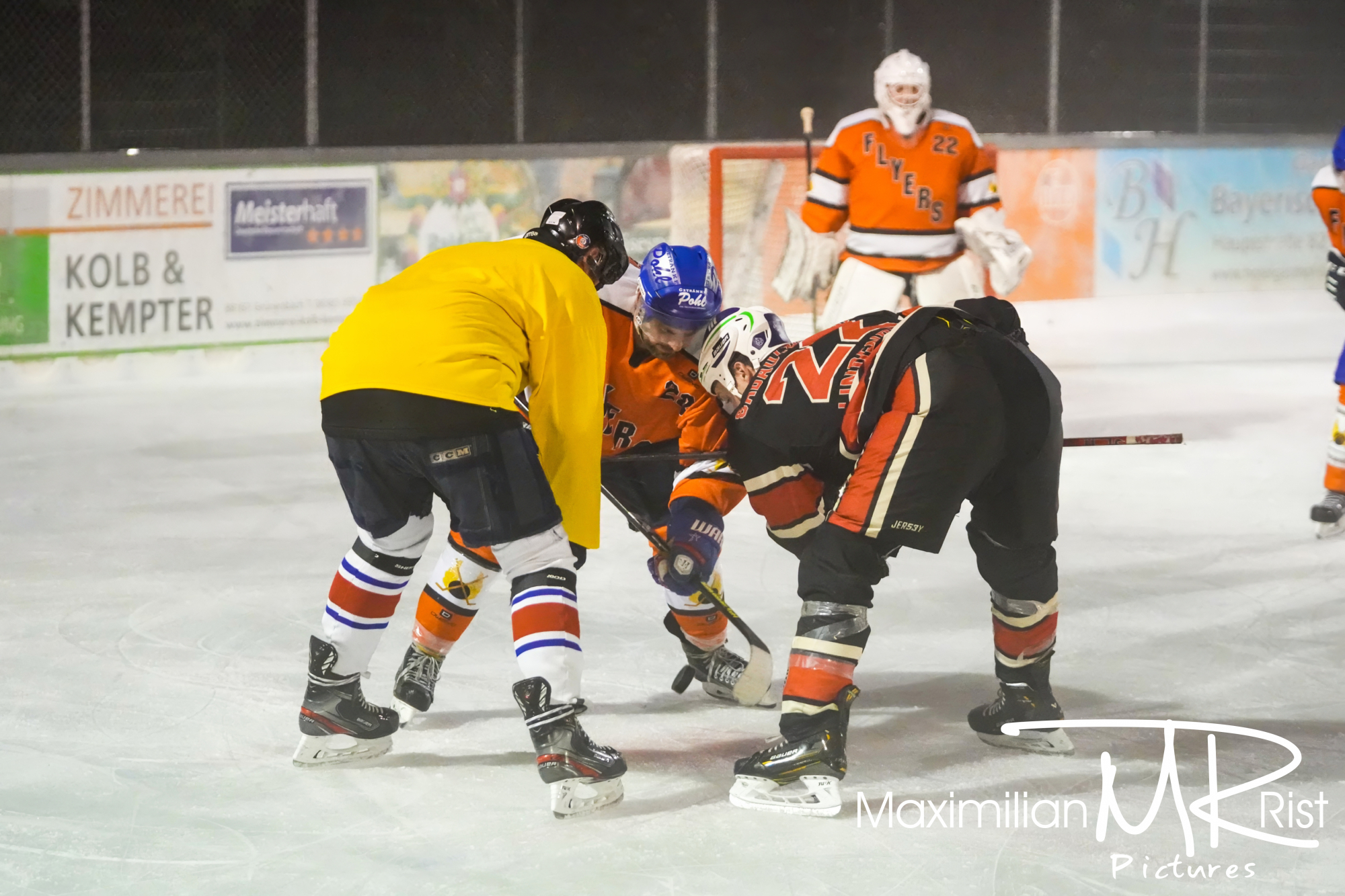 GER, Chiefs Lindenberg vs. Black Flyers Ravensburg, Eishockey, Westallgaeu Eishockey Liga, Finale, Division 1, Spielzeit 2024/2024,  17.02.24