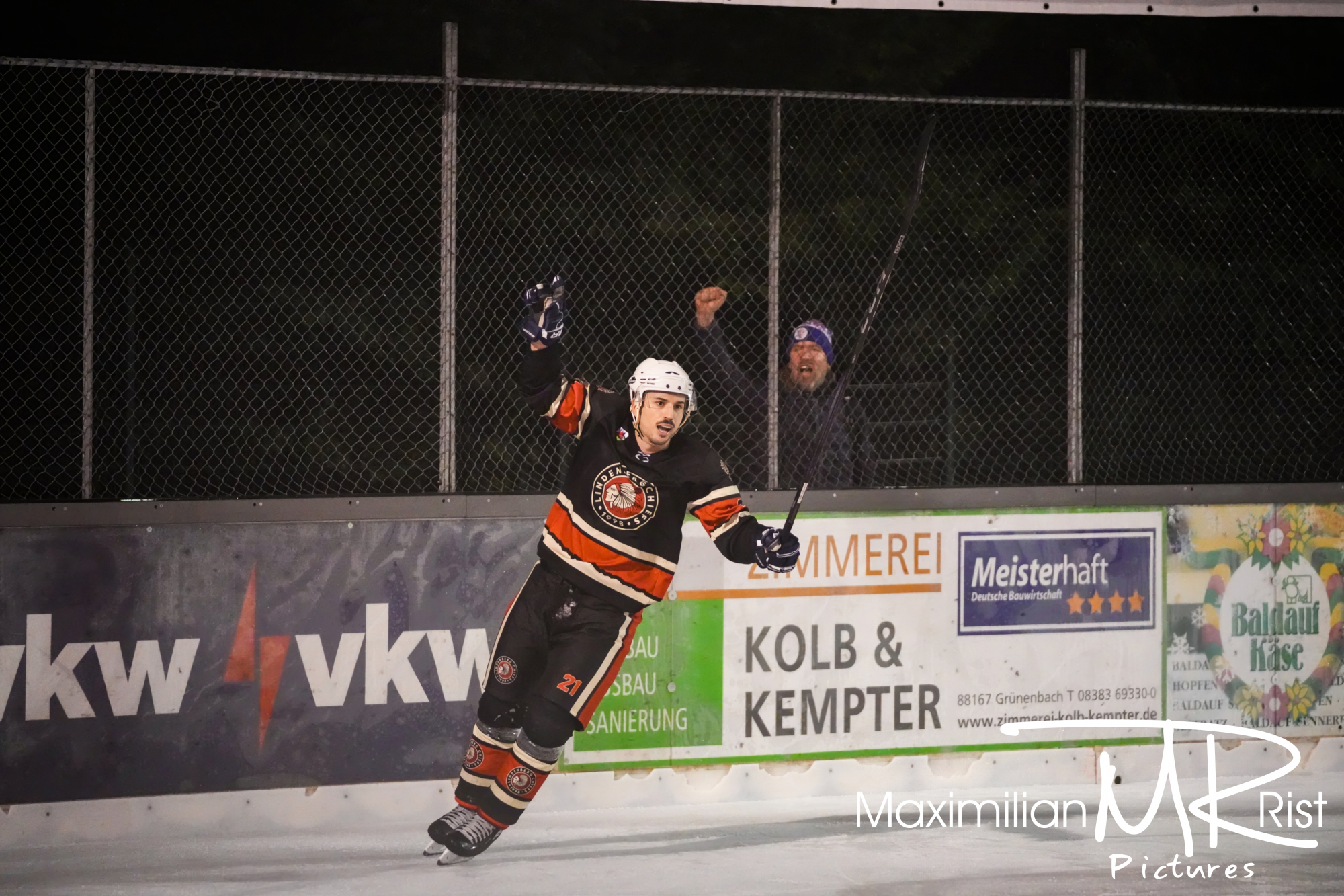 GER, Chiefs Lindenberg vs. Black Flyers Ravensburg, Eishockey, Westallgaeu Eishockey Liga, Finale, Division 1, Spielzeit 2024/2024,  17.02.24