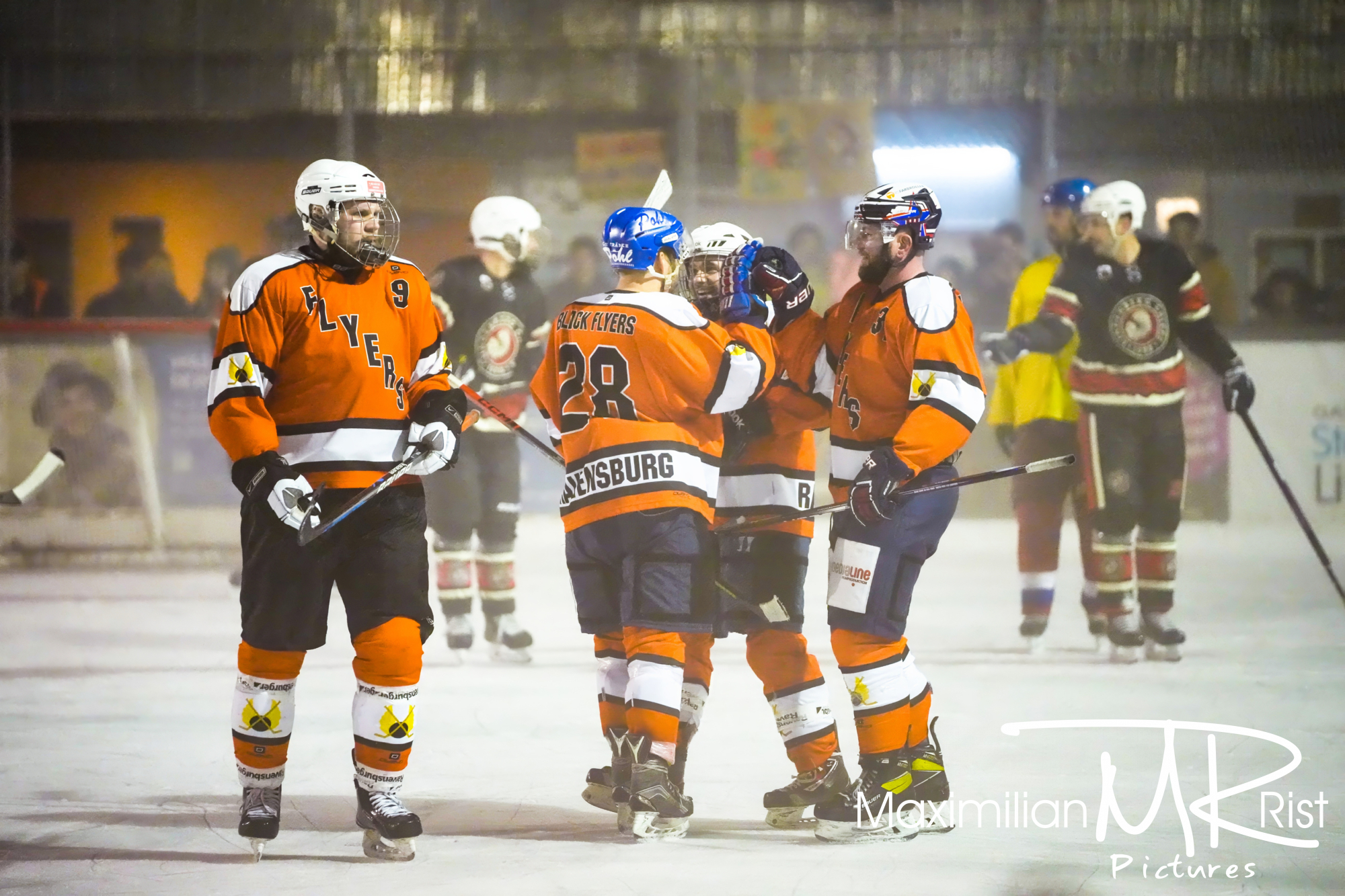 GER, Chiefs Lindenberg vs. Black Flyers Ravensburg, Eishockey, Westallgaeu Eishockey Liga, Finale, Division 1, Spielzeit 2024/2024,  17.02.24