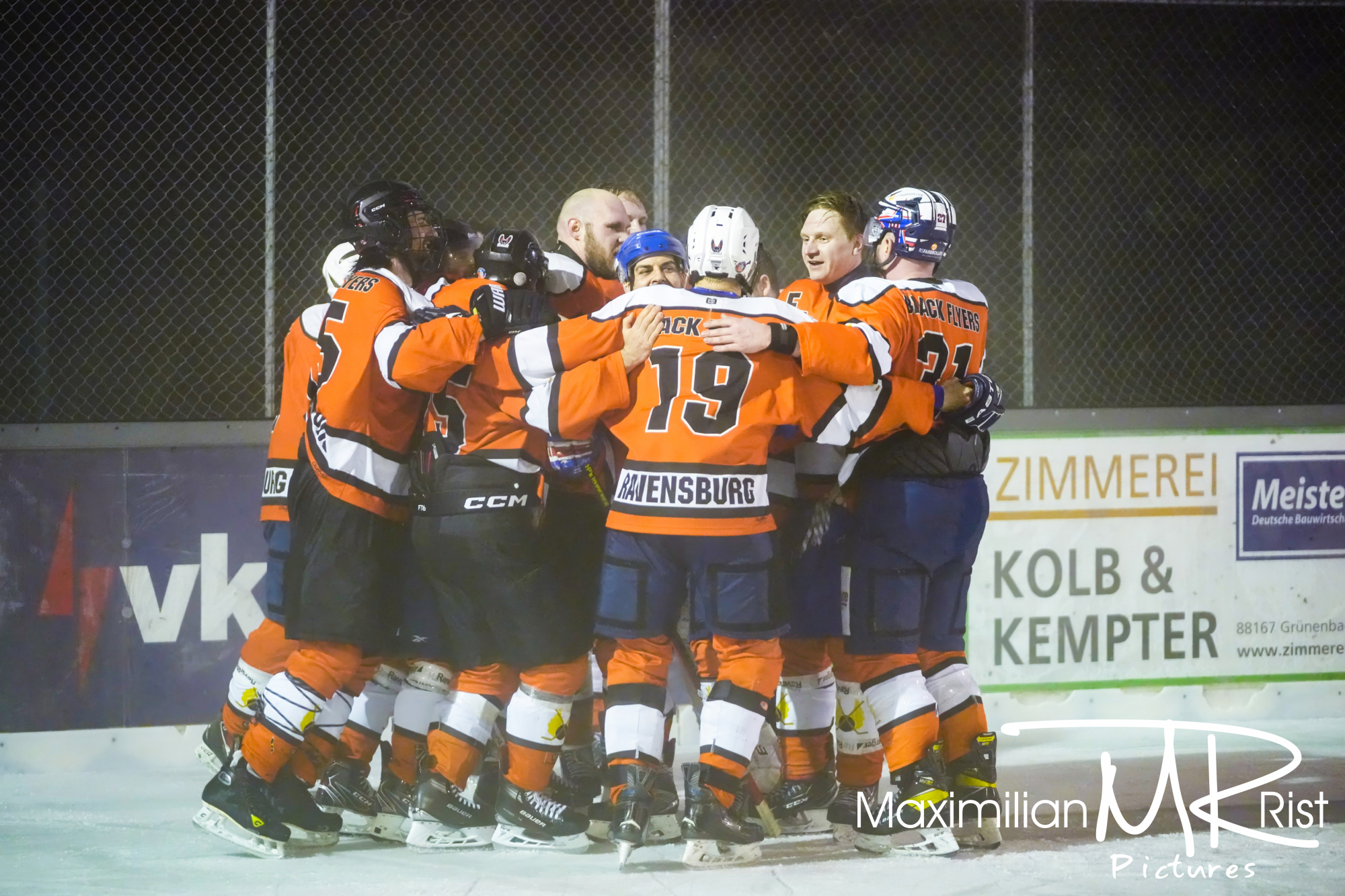 GER, Chiefs Lindenberg vs. Black Flyers Ravensburg, Eishockey, Westallgaeu Eishockey Liga, Finale, Division 1, Spielzeit 2024/2024,  17.02.24