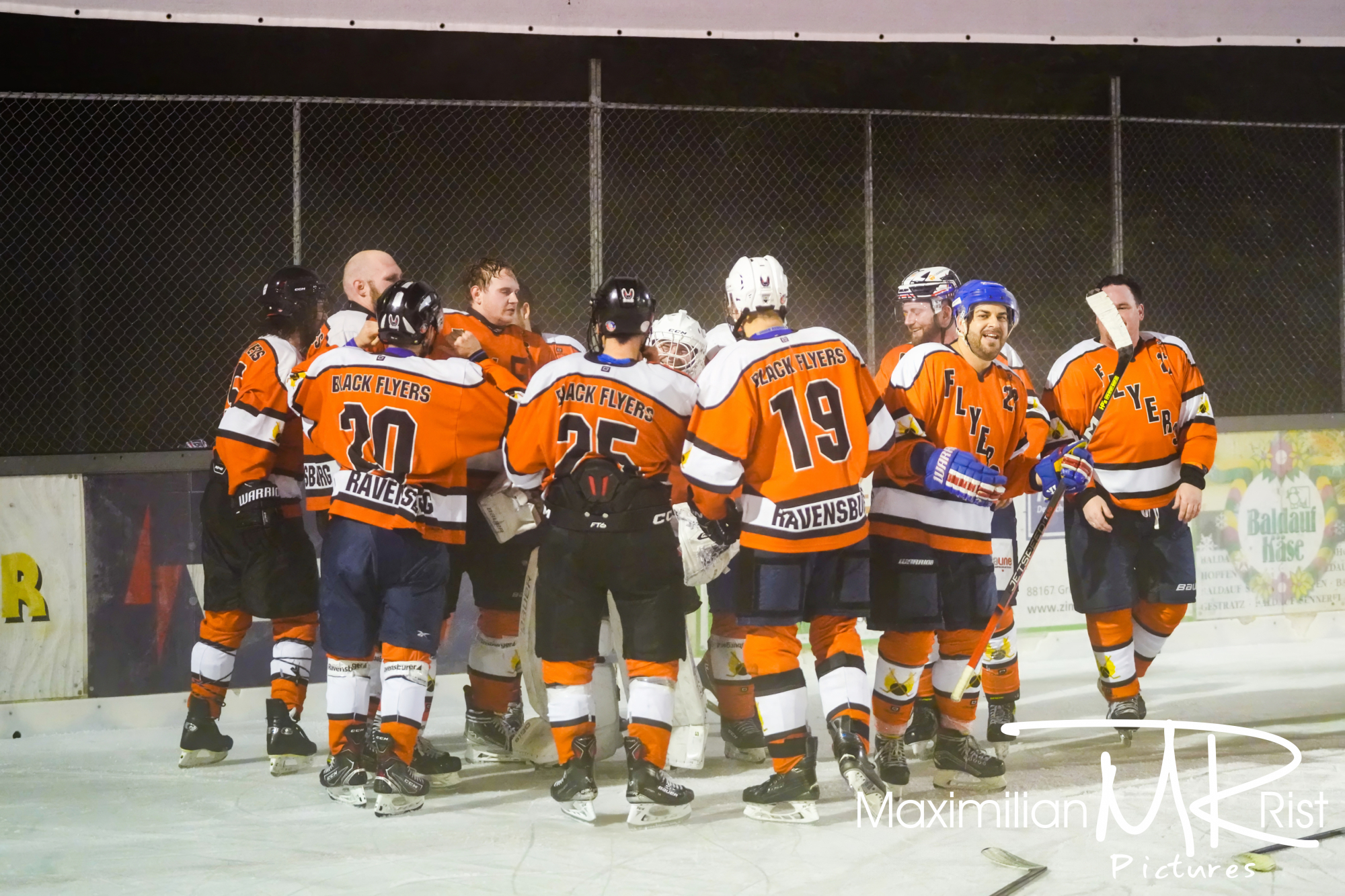 GER, Chiefs Lindenberg vs. Black Flyers Ravensburg, Eishockey, Westallgaeu Eishockey Liga, Finale, Division 1, Spielzeit 2024/2024,  17.02.24