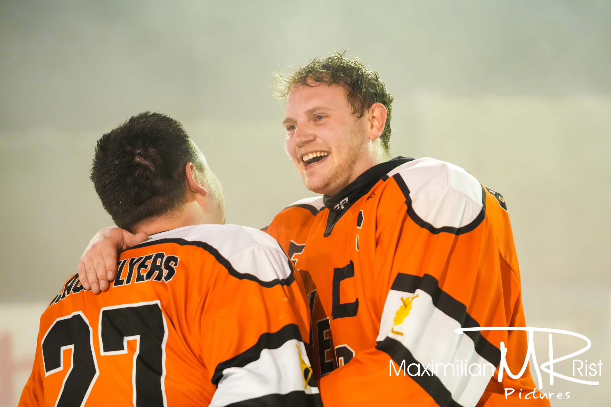 GER, Chiefs Lindenberg vs. Black Flyers Ravensburg, Eishockey, Westallgaeu Eishockey Liga, Finale, Division 1, Spielzeit 2024/2024,  17.02.24