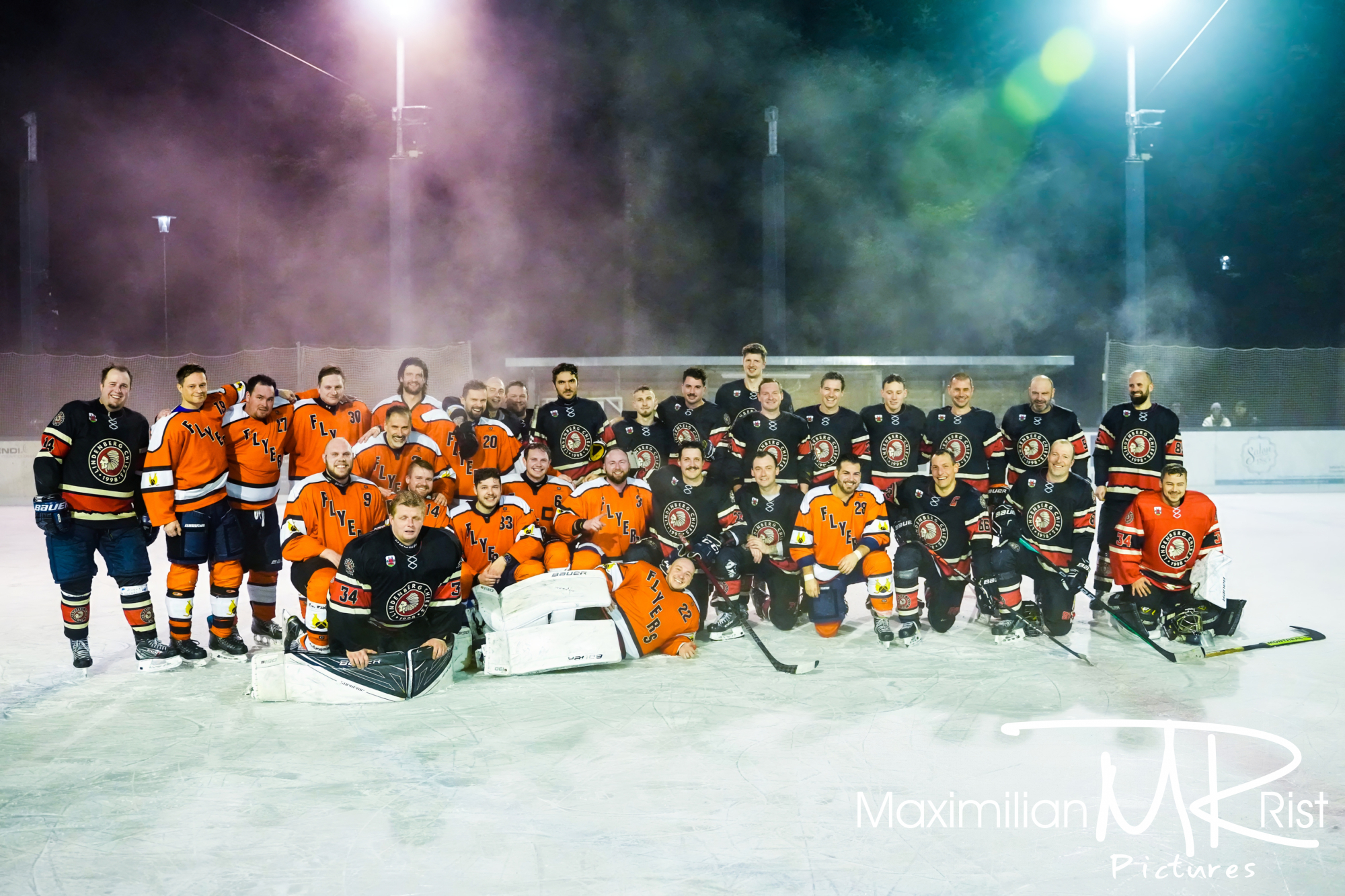 GER, Chiefs Lindenberg vs. Black Flyers Ravensburg, Eishockey, Westallgaeu Eishockey Liga, Finale, Division 1, Spielzeit 2024/2024,  17.02.24