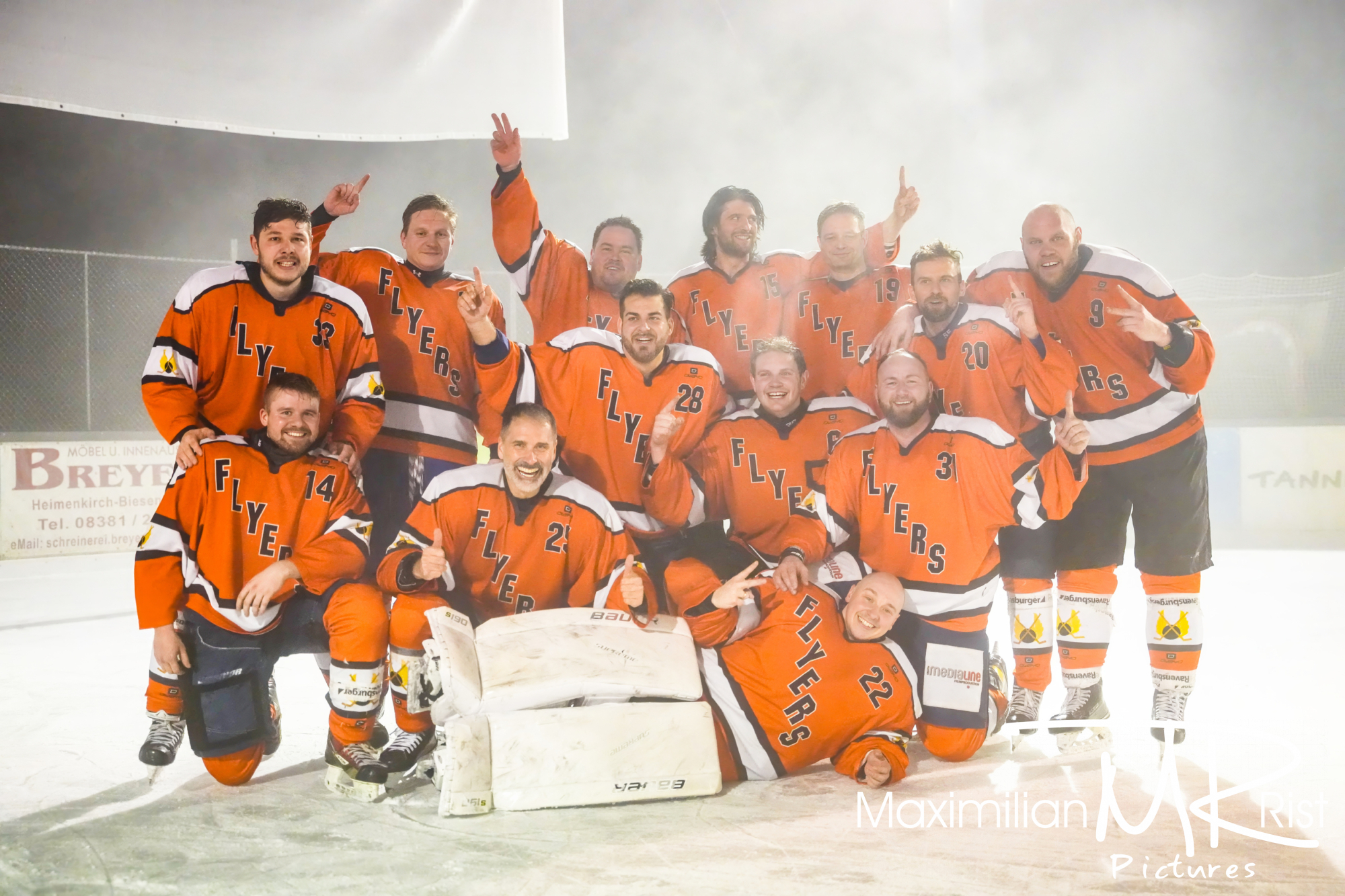 GER, Chiefs Lindenberg vs. Black Flyers Ravensburg, Eishockey, Westallgaeu Eishockey Liga, Finale, Division 1, Spielzeit 2024/2024,  17.02.24