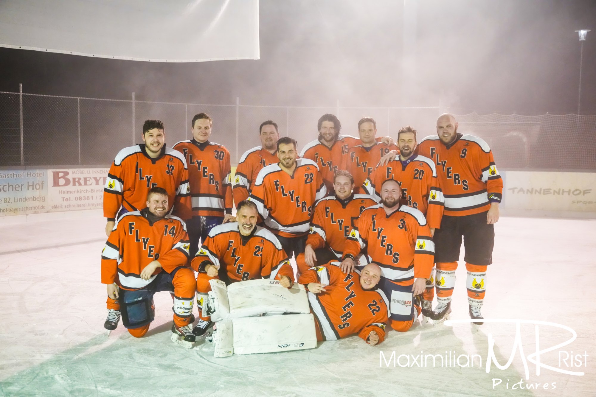 GER, Chiefs Lindenberg vs. Black Flyers Ravensburg, Eishockey, Westallgaeu Eishockey Liga, Finale, Division 1, Spielzeit 2024/2024,  17.02.24
