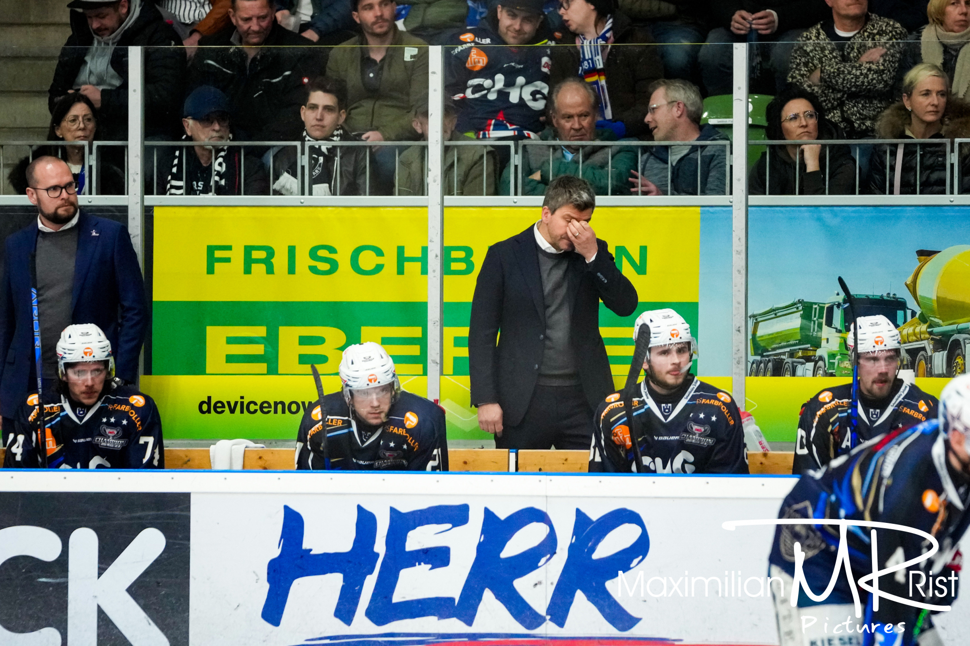 GER, Ravensburg Towerstars vs. Eisbaeren Regensburg, Eishockey, DEL2, Playoff Viertelfinale Spiel 2, Spielzeit 2024/2024,  15.03.24