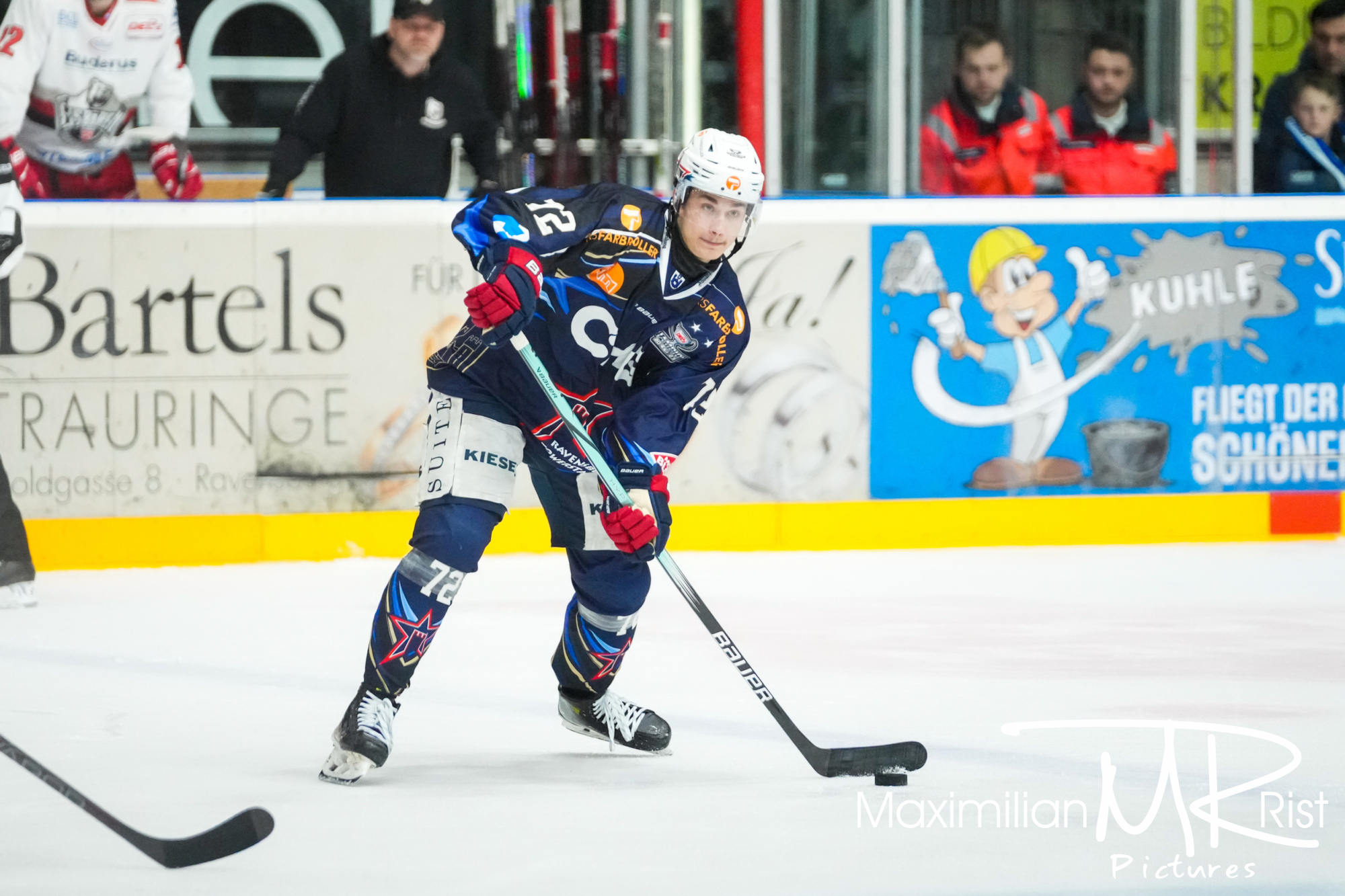 GER, Ravensburg Towerstars vs. Eisbaeren Regensburg, Eishockey, DEL2, Playoff Viertelfinale Spiel 2, Spielzeit 2024/2024,  15.03.24