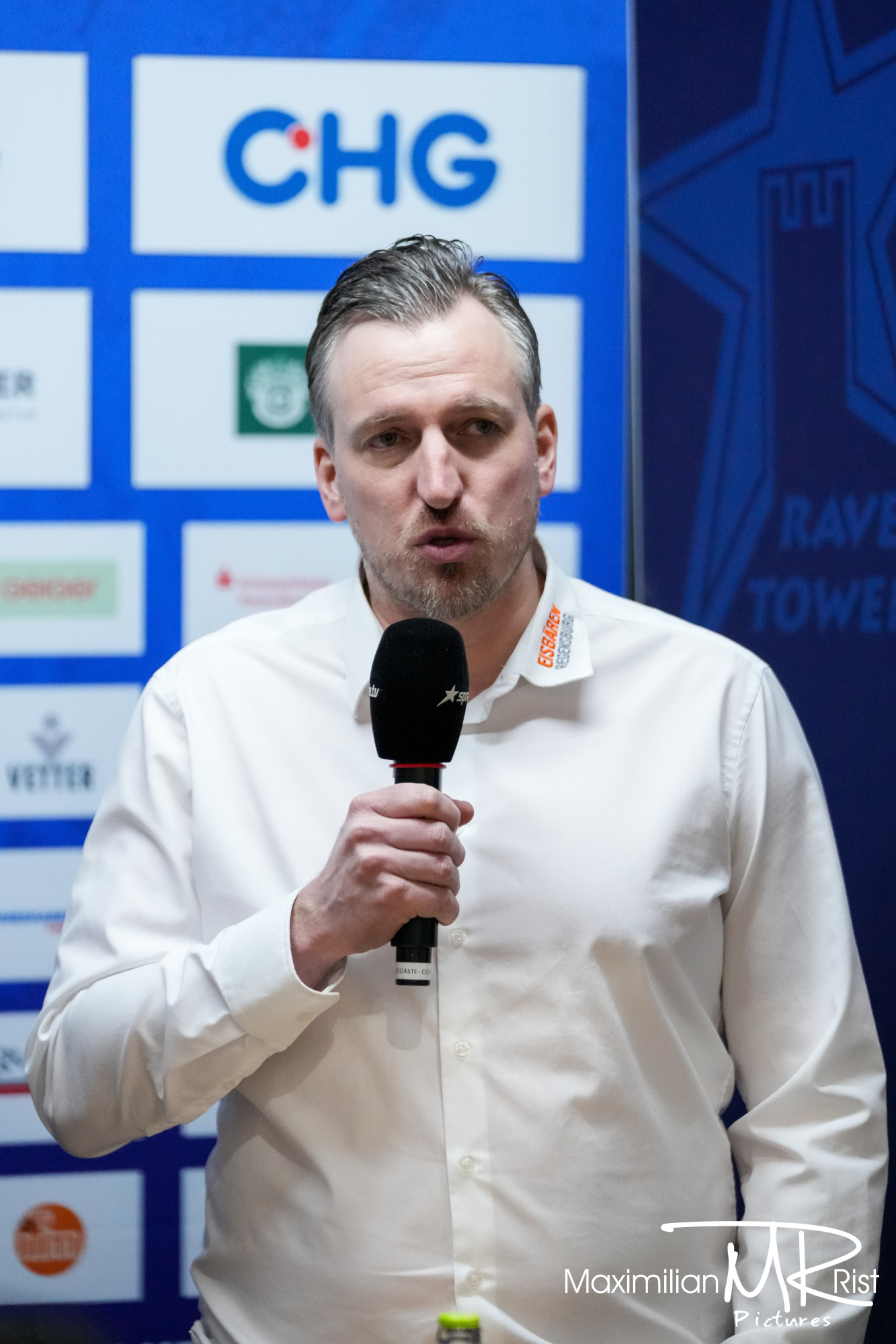GER, Ravensburg Towerstars vs. Eisbaeren Regensburg, Eishockey, DEL2, Playoff Viertelfinale Spiel 2, Spielzeit 2024/2024,  15.03.24