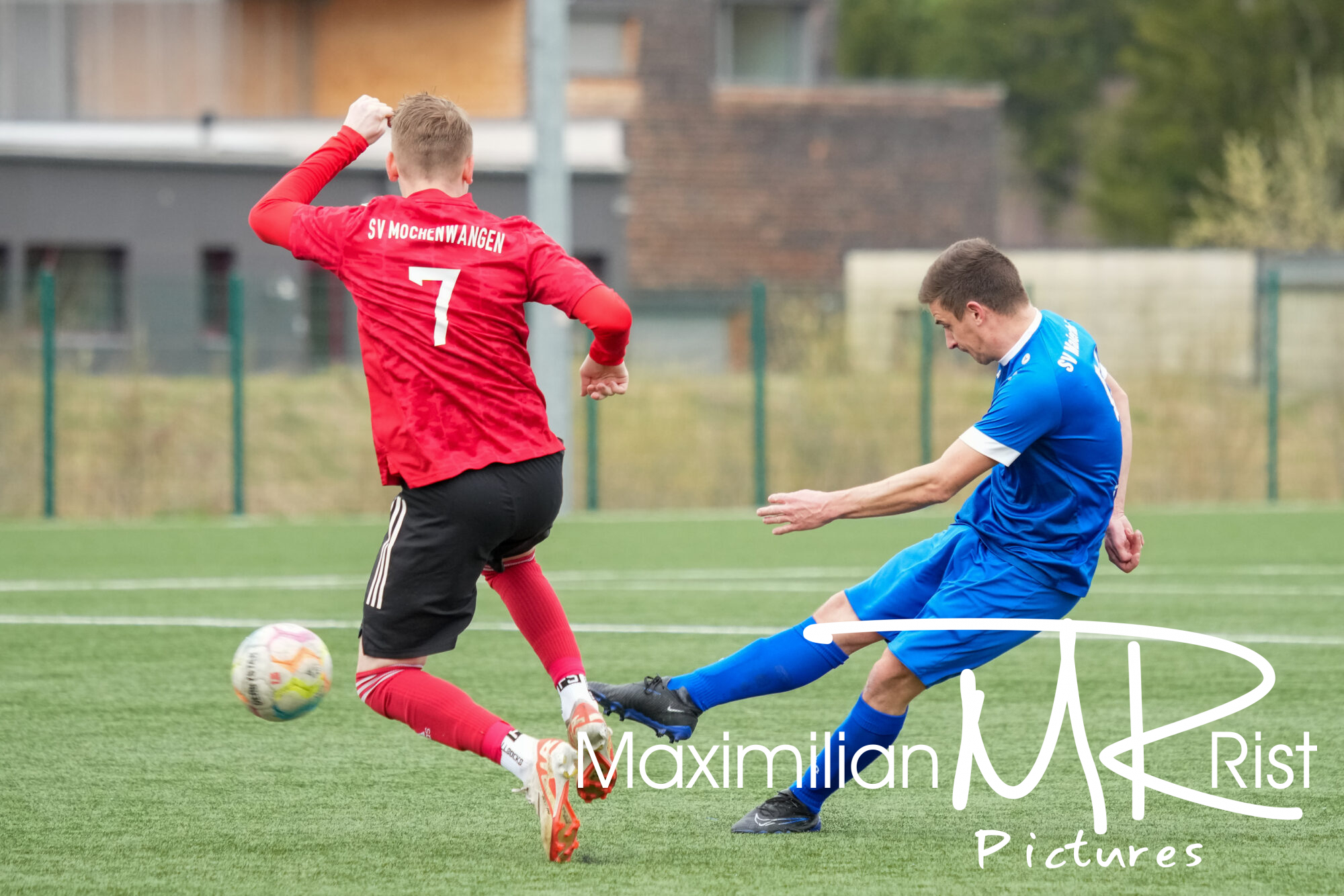 GER, SV Maierhoefen vs. SV Mochenwangen, Fussball, Bezirksliga Bodensee, 21. Spieltag, Spielzeit 2023/2024, 17.03.24