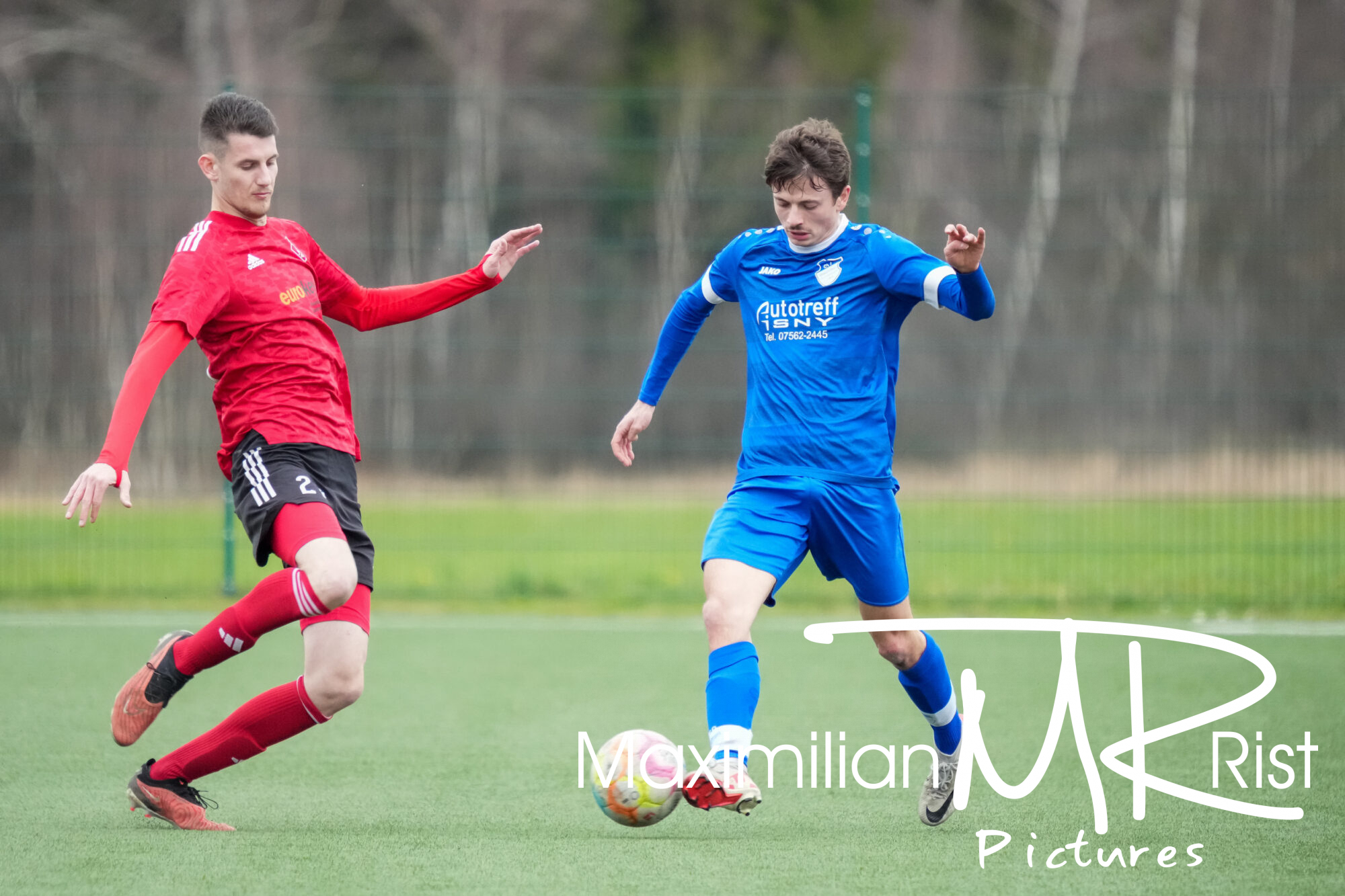 GER, SV Maierhoefen vs. SV Mochenwangen, Fussball, Bezirksliga Bodensee, 21. Spieltag, Spielzeit 2023/2024, 17.03.24