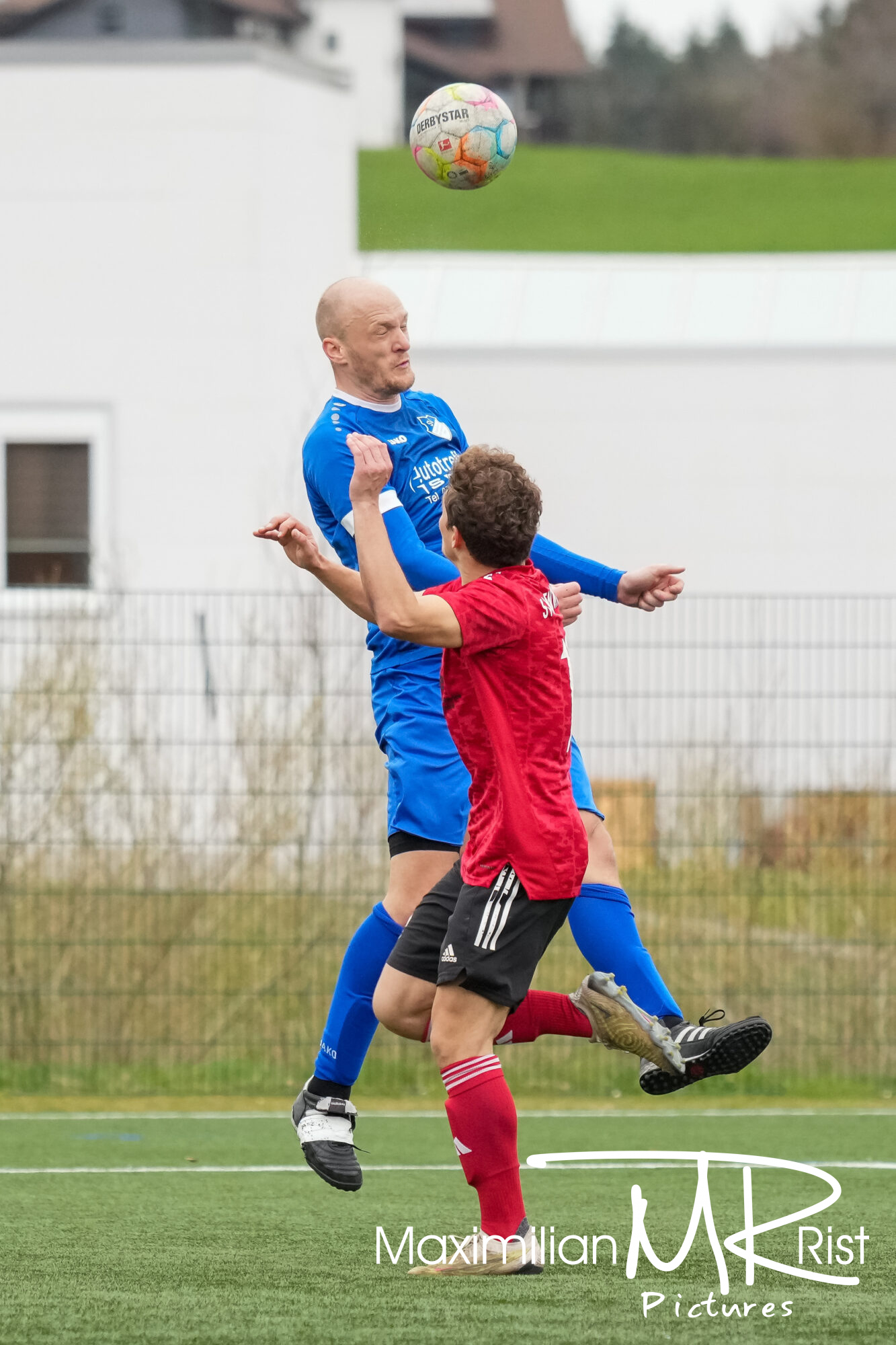 GER, SV Maierhoefen vs. SV Mochenwangen, Fussball, Bezirksliga Bodensee, 21. Spieltag, Spielzeit 2023/2024, 17.03.24