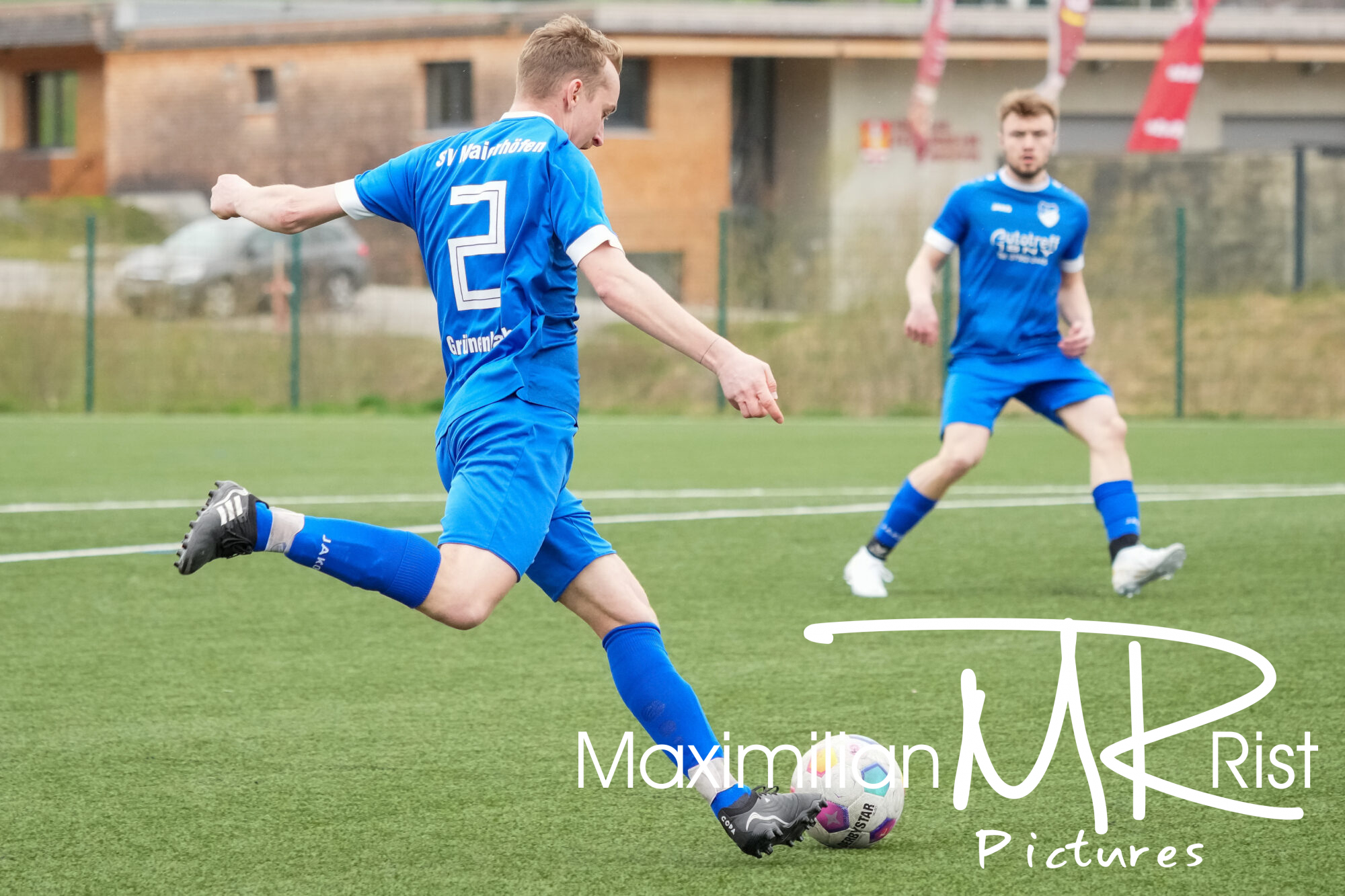 GER, SV Maierhoefen vs. SV Mochenwangen, Fussball, Bezirksliga Bodensee, 21. Spieltag, Spielzeit 2023/2024, 17.03.24