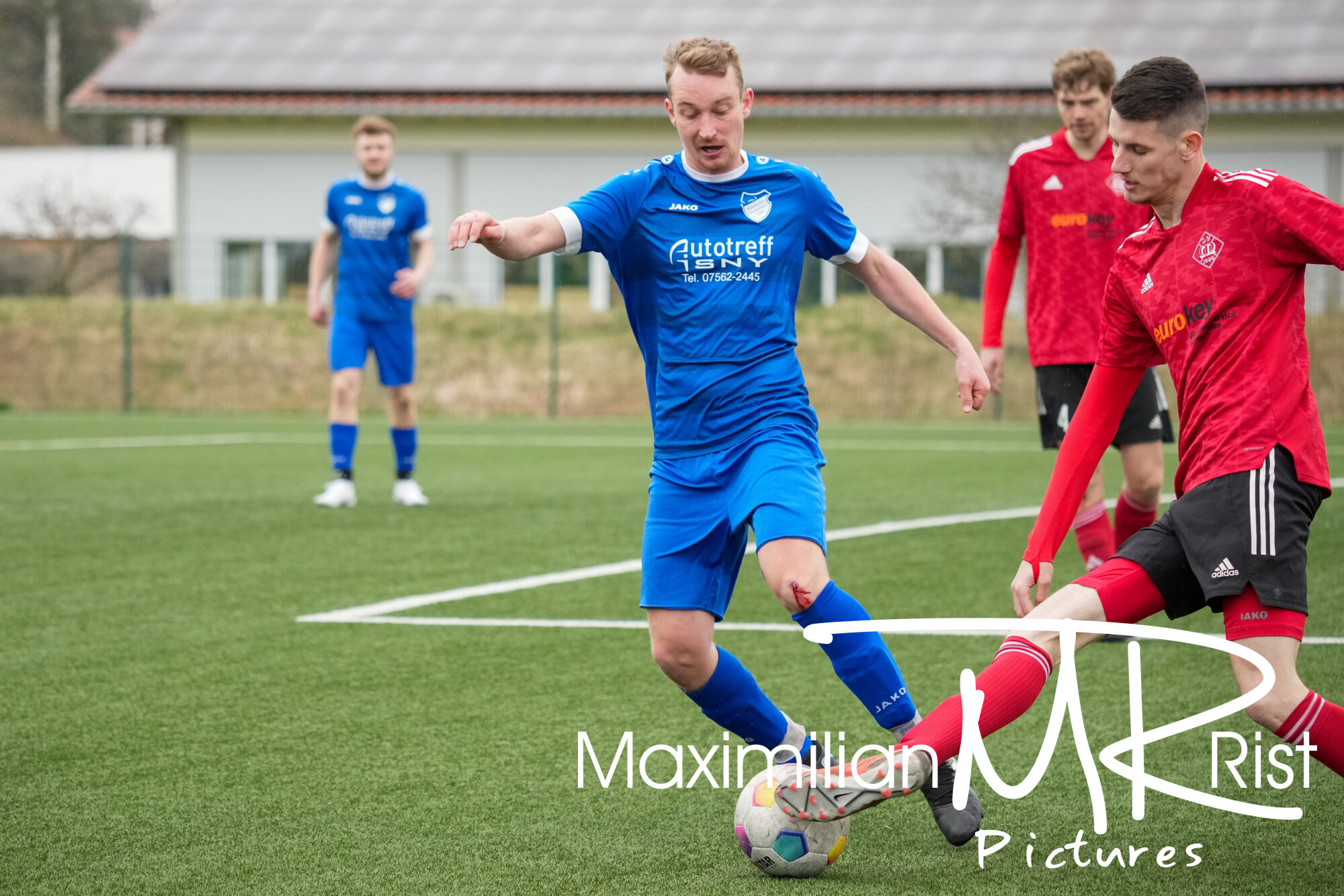 GER, SV Maierhoefen vs. SV Mochenwangen, Fussball, Bezirksliga Bodensee, 21. Spieltag, Spielzeit 2023/2024, 17.03.24