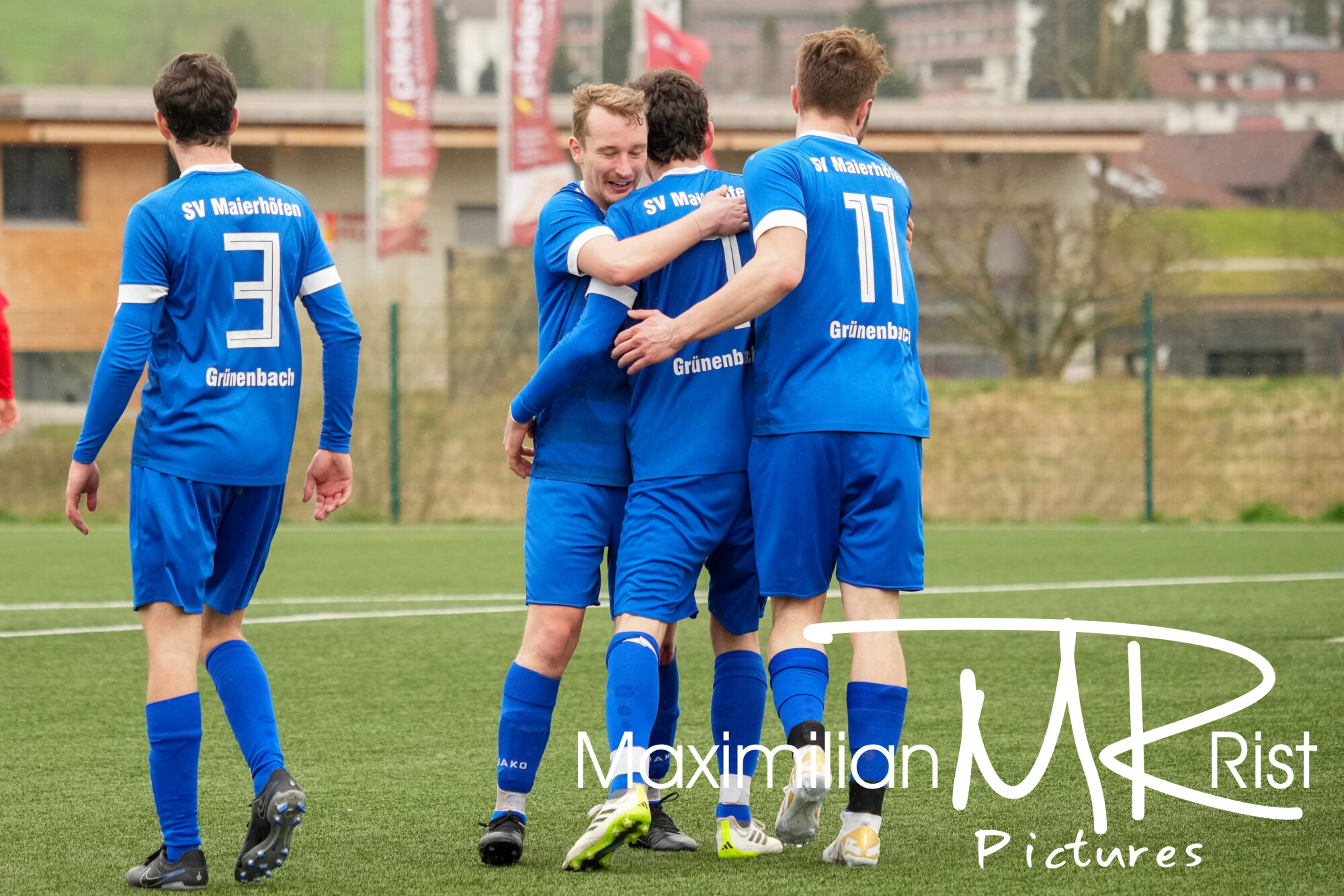 GER, SV Maierhoefen vs. SV Mochenwangen, Fussball, Bezirksliga Bodensee, 21. Spieltag, Spielzeit 2023/2024, 17.03.24