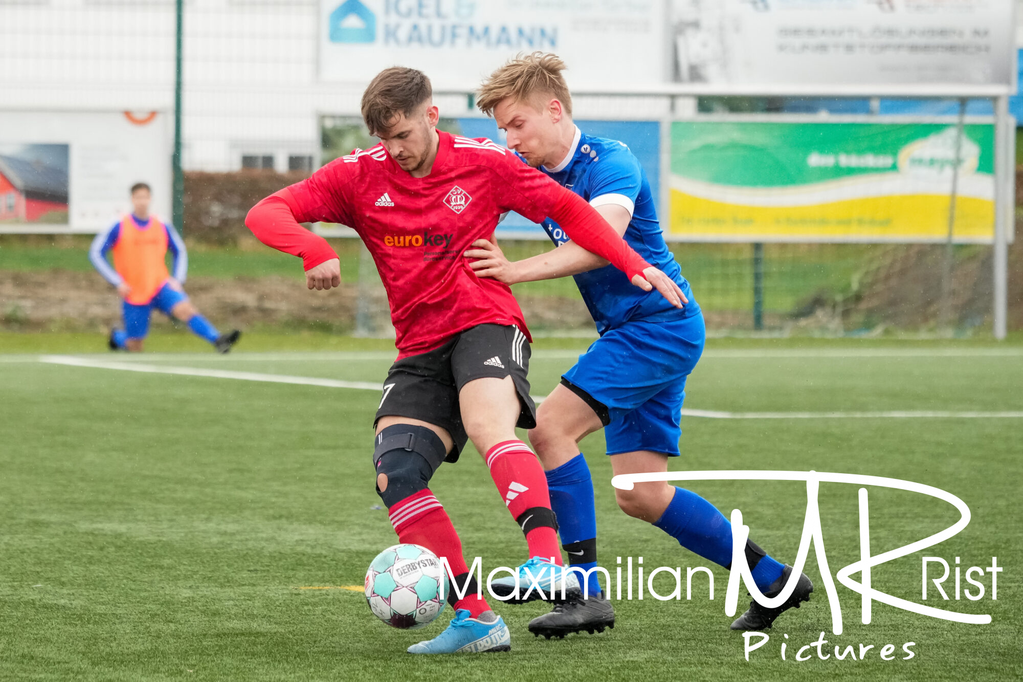 GER, SV Maierhoefen vs. SV Mochenwangen, Fussball, Bezirksliga Bodensee, 21. Spieltag, Spielzeit 2023/2024, 17.03.24
