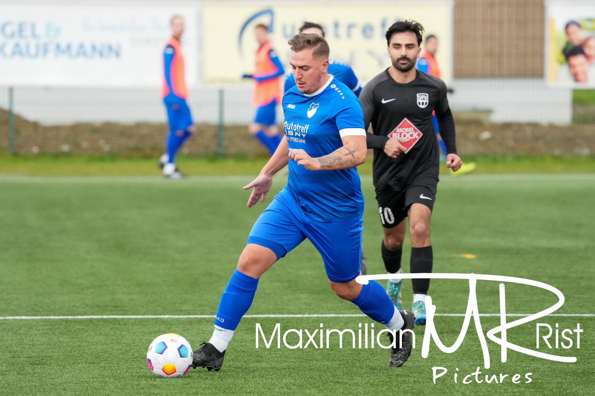 GER, SV Maierhoefen vs. SV Kehlern, Fussball, Bezirksliga Bodensee, 23. Spieltag, Spielzeit 2023/2024, 01.04.24