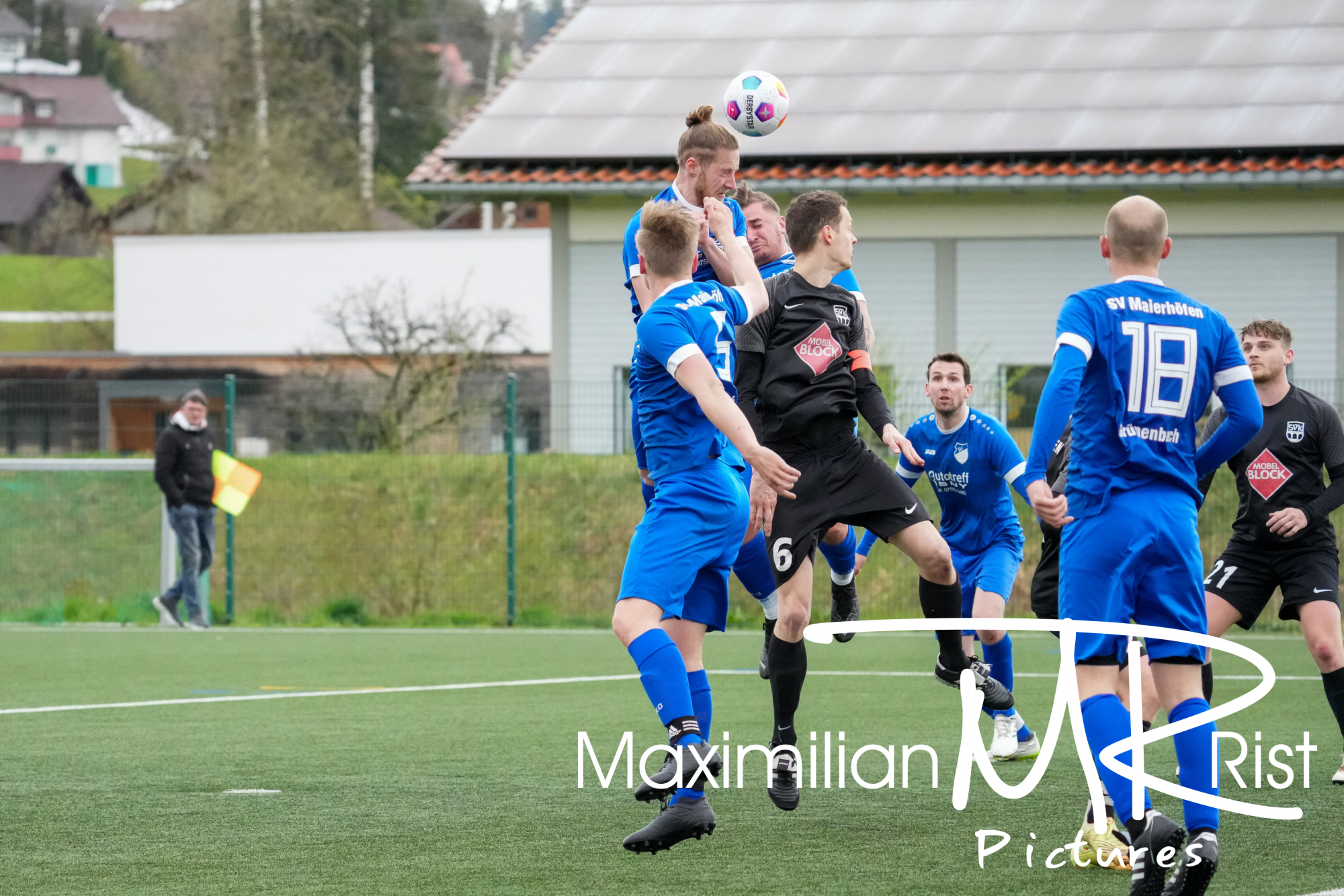 GER, SV Maierhoefen vs. SV Kehlern, Fussball, Bezirksliga Bodensee, 23. Spieltag, Spielzeit 2023/2024, 01.04.24