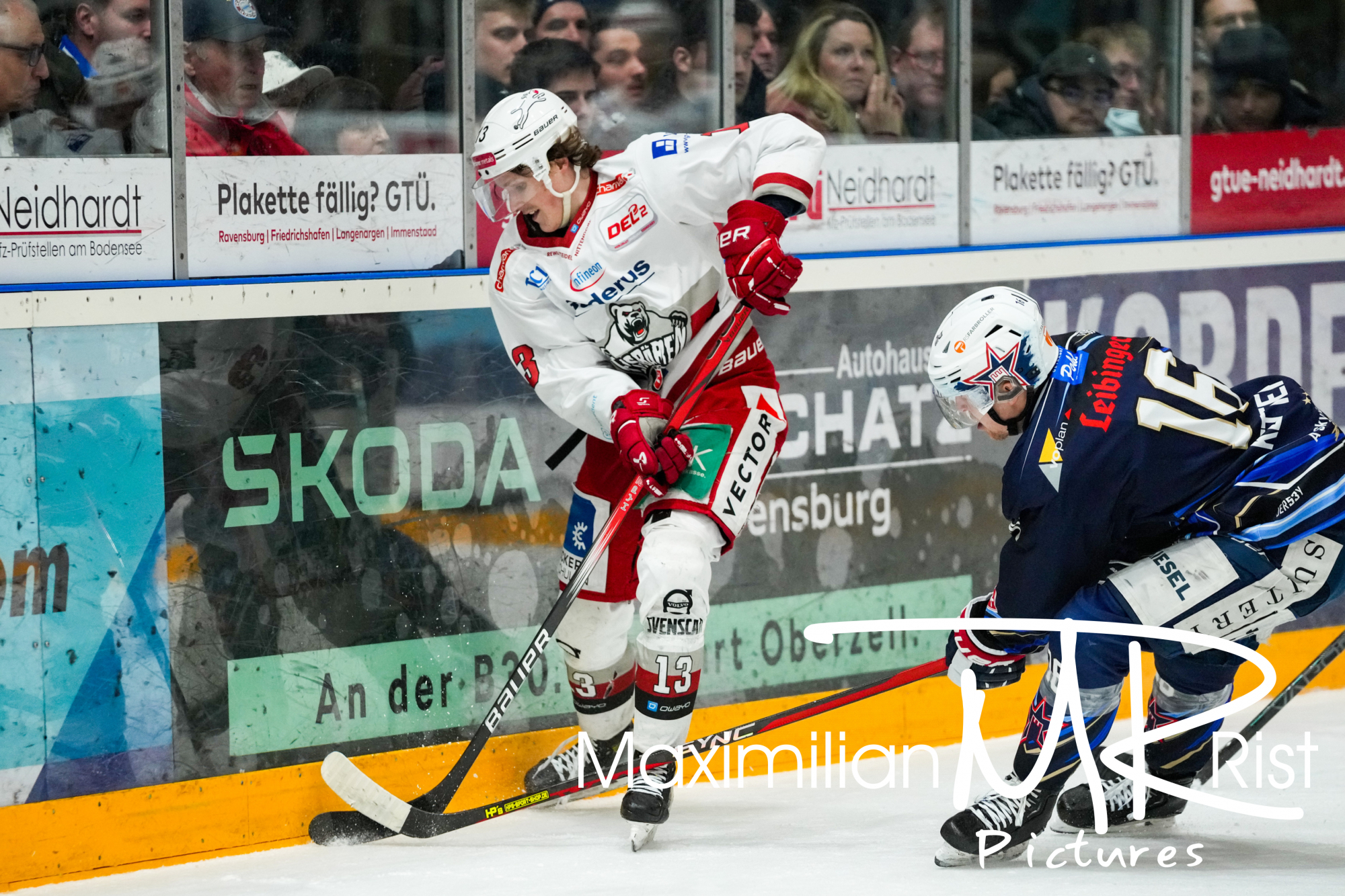 GER, Ravensburg Towerstars vs. Eisbaeren Regensburg, Eishockey, DEL2, Playoff Viertelfinale Spiel 6, Spielzeit 2024/2024,  24.03.24