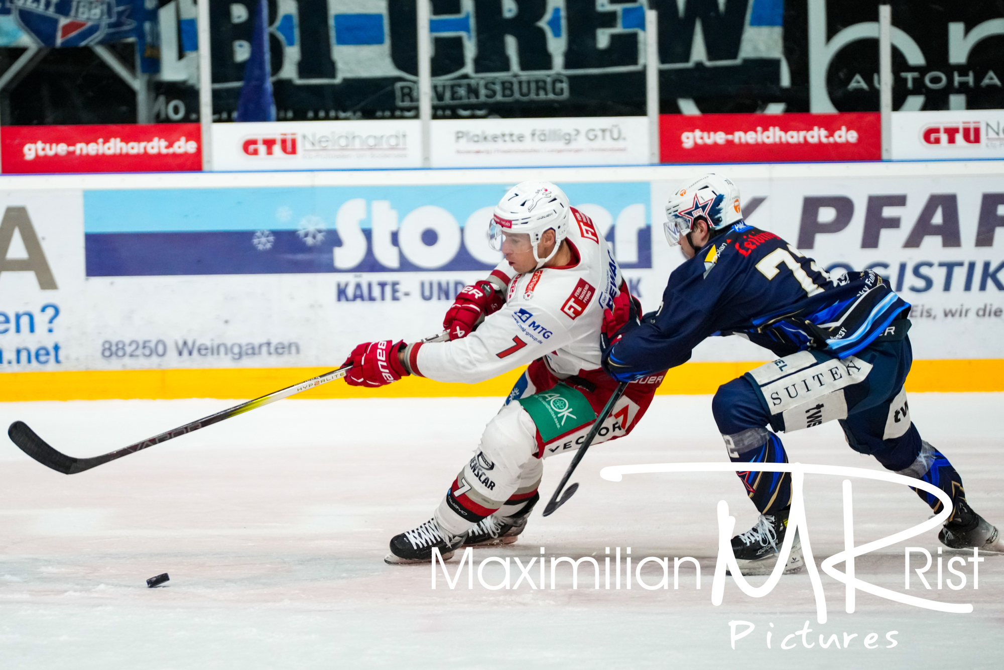 GER, Ravensburg Towerstars vs. Eisbaeren Regensburg, Eishockey, DEL2, Playoff Viertelfinale Spiel 6, Spielzeit 2024/2024,  24.03.24