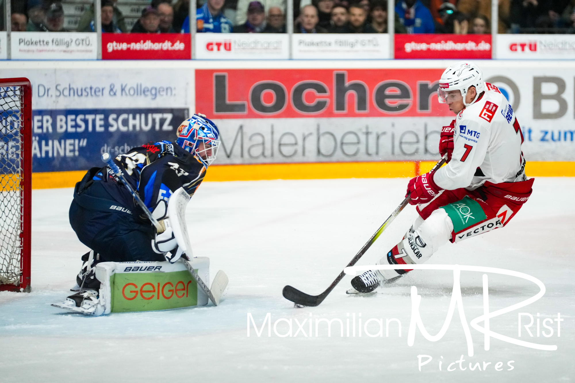 GER, Ravensburg Towerstars vs. Eisbaeren Regensburg, Eishockey, DEL2, Playoff Viertelfinale Spiel 6, Spielzeit 2024/2024,  24.03.24