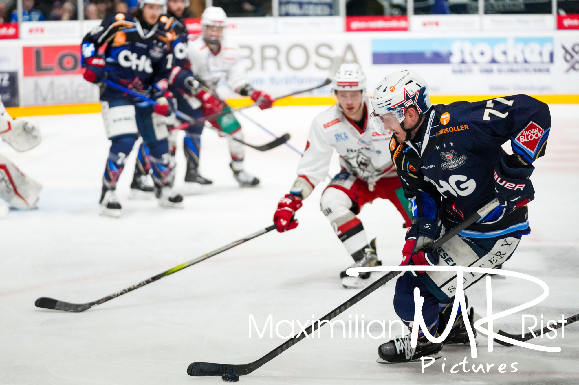 GER, Ravensburg Towerstars vs. Eisbaeren Regensburg, Eishockey, DEL2, Playoff Viertelfinale Spiel 6, Spielzeit 2024/2024,  24.03.24