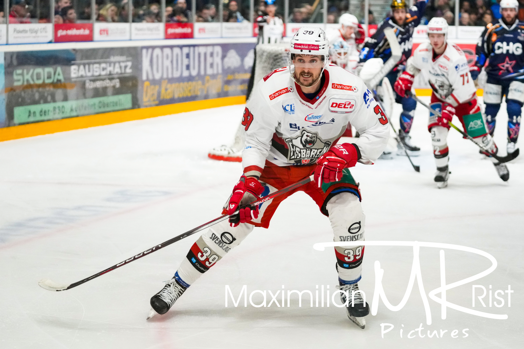 GER, Ravensburg Towerstars vs. Eisbaeren Regensburg, Eishockey, DEL2, Playoff Viertelfinale Spiel 6, Spielzeit 2024/2024,  24.03.24