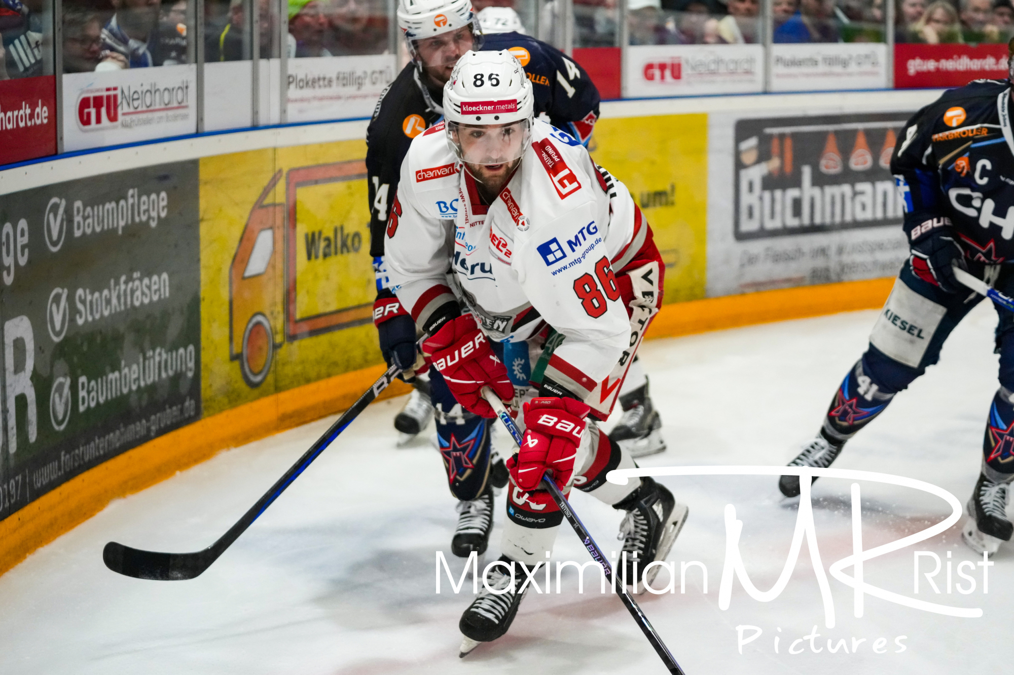 GER, Ravensburg Towerstars vs. Eisbaeren Regensburg, Eishockey, DEL2, Playoff Viertelfinale Spiel 6, Spielzeit 2024/2024,  24.03.24