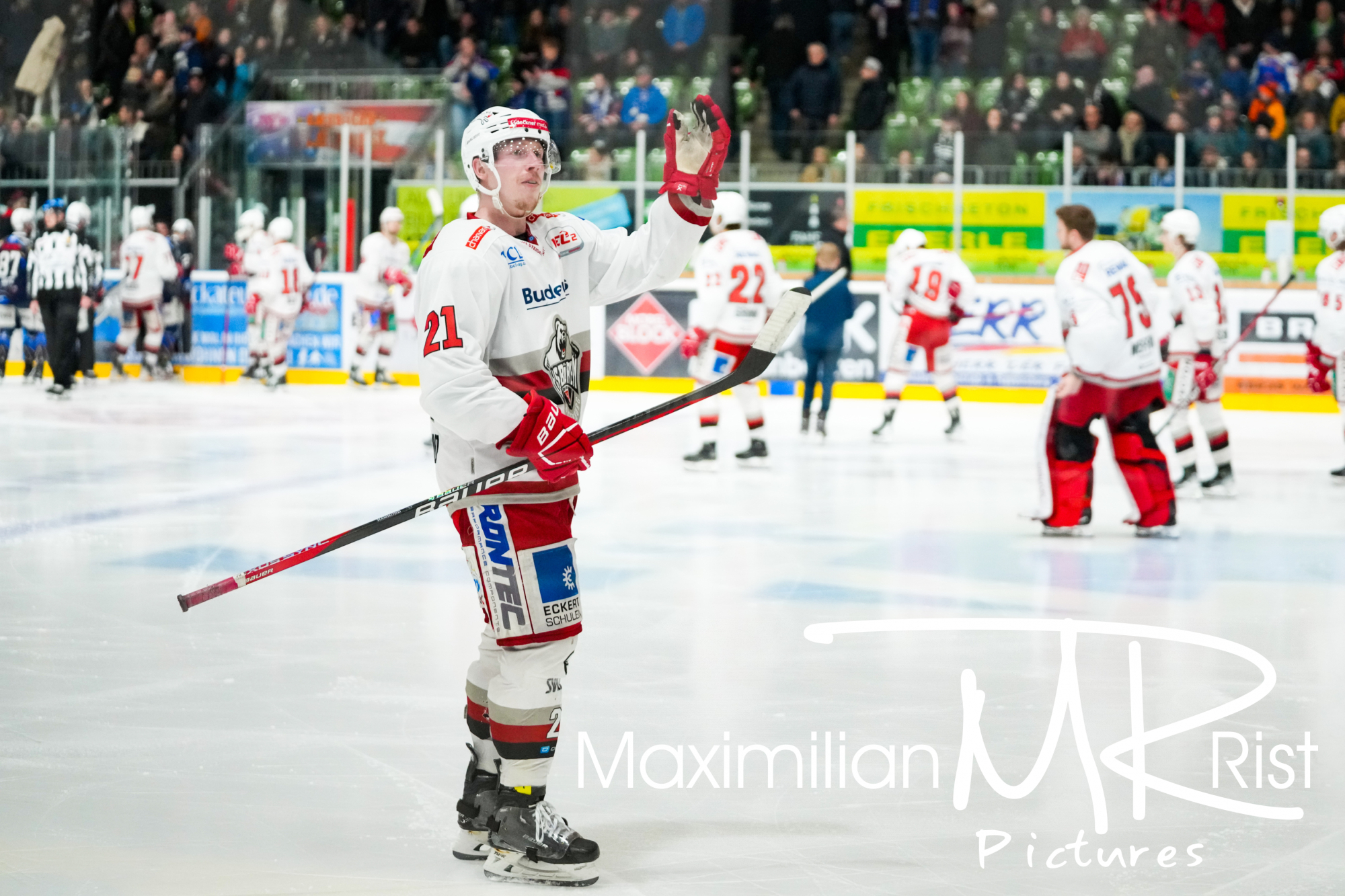 GER, Ravensburg Towerstars vs. Eisbaeren Regensburg, Eishockey, DEL2, Playoff Viertelfinale Spiel 6, Spielzeit 2024/2024,  24.03.24