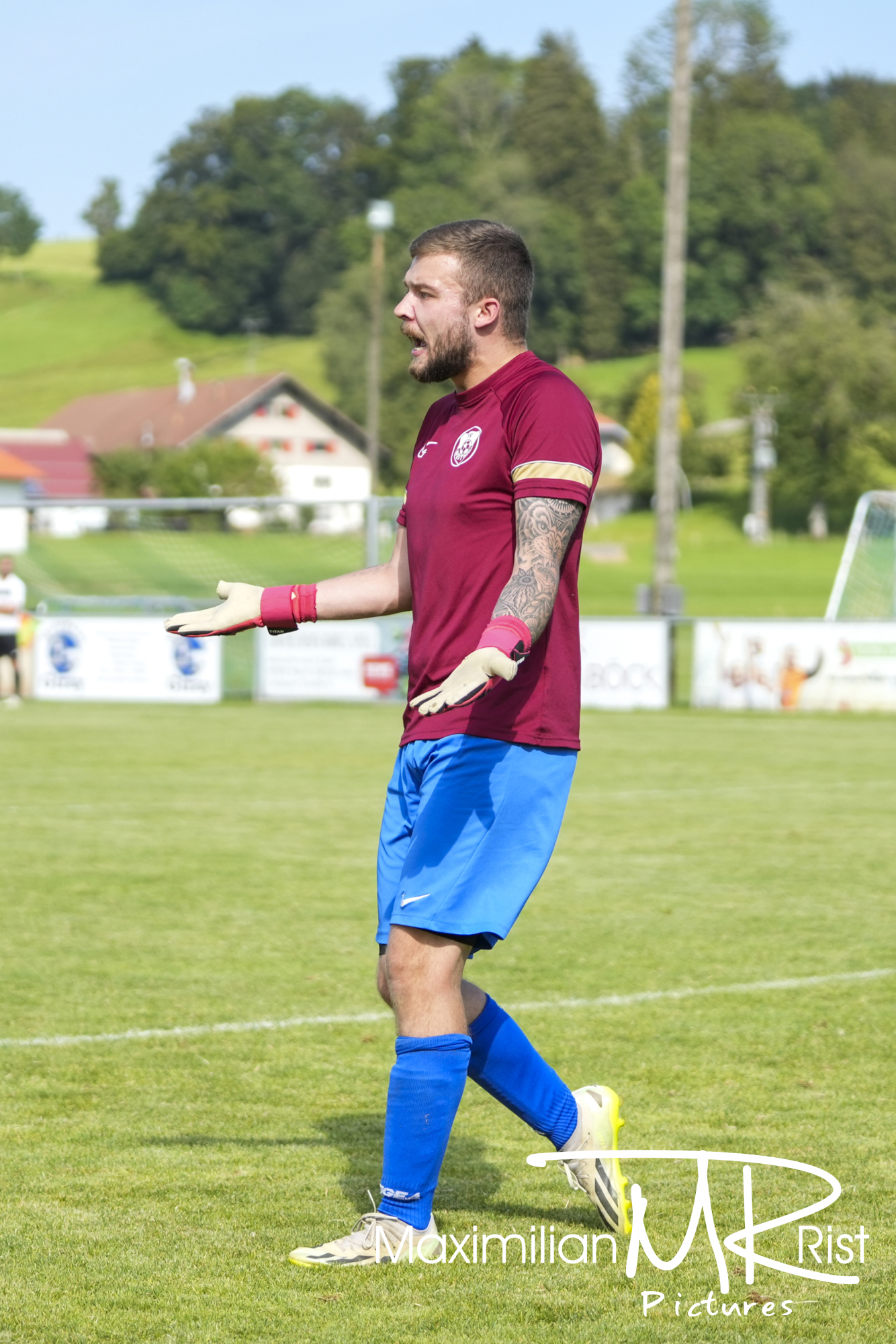 GER, SV Maierhoefen vs. TV Weitnau, Fussball, Stolzcup, Finale, Spielzeit 2024/2025, 27.08.24