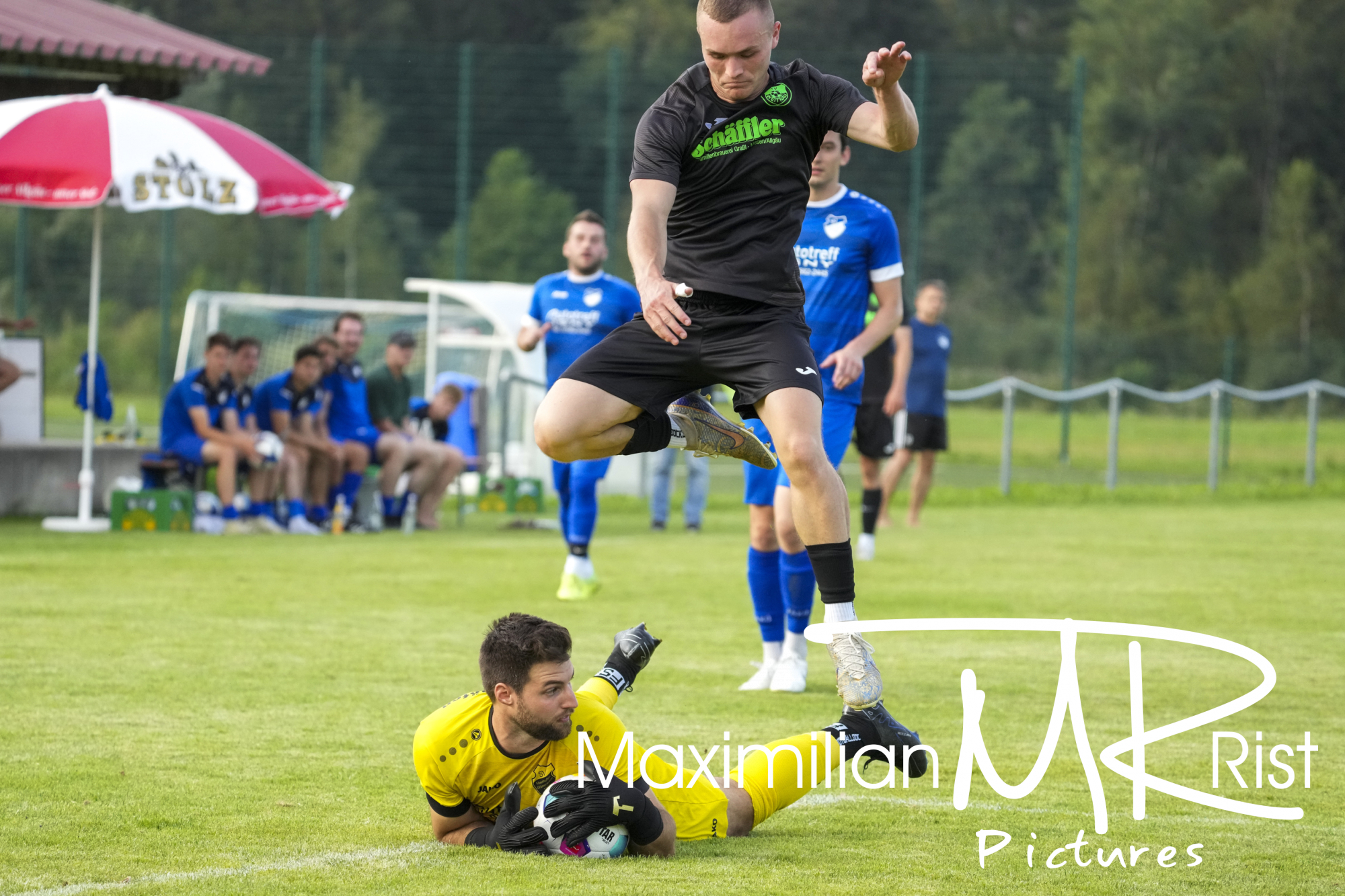 GER, SV Maierhoefen vs. TV Weitnau, Fussball, Stolzcup, Finale, Spielzeit 2024/2025, 27.07.24
