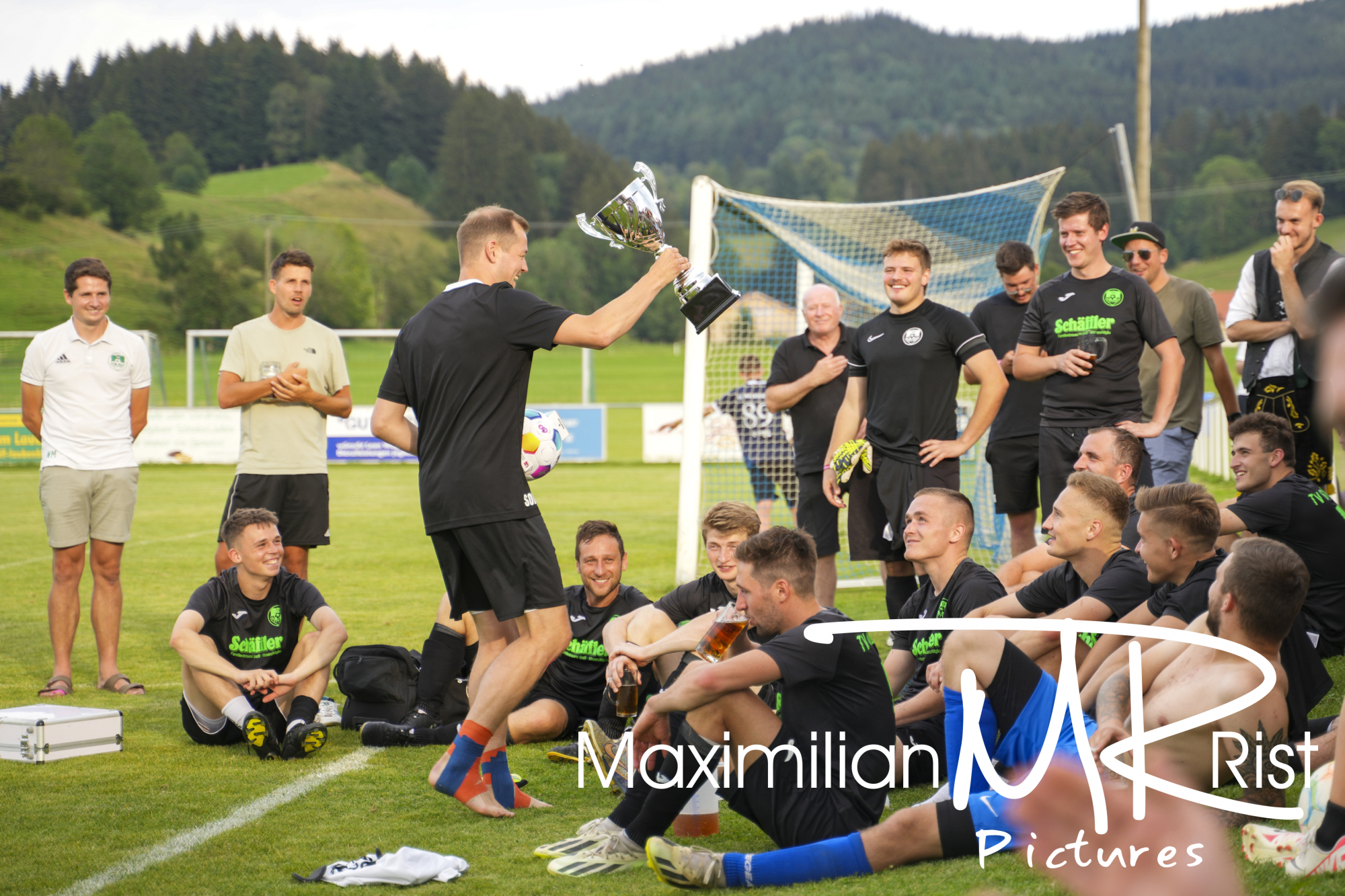 GER, SV Maierhoefen vs. TV Weitnau, Fussball, Stolzcup, Finale, Spielzeit 2024/2025, 27.07.24