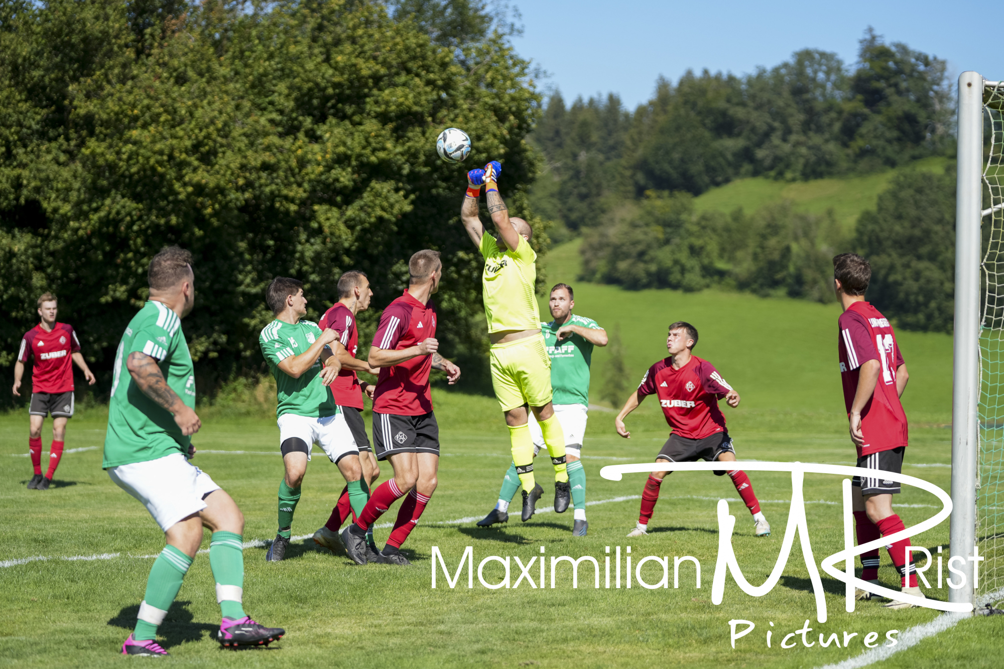 GER, TSV Roethenbach vs. FC Lindenberg, Fussball, Bezirkspokal Bodensee, 1. Runde, Spielzeit 2024/2025, 10.08.24