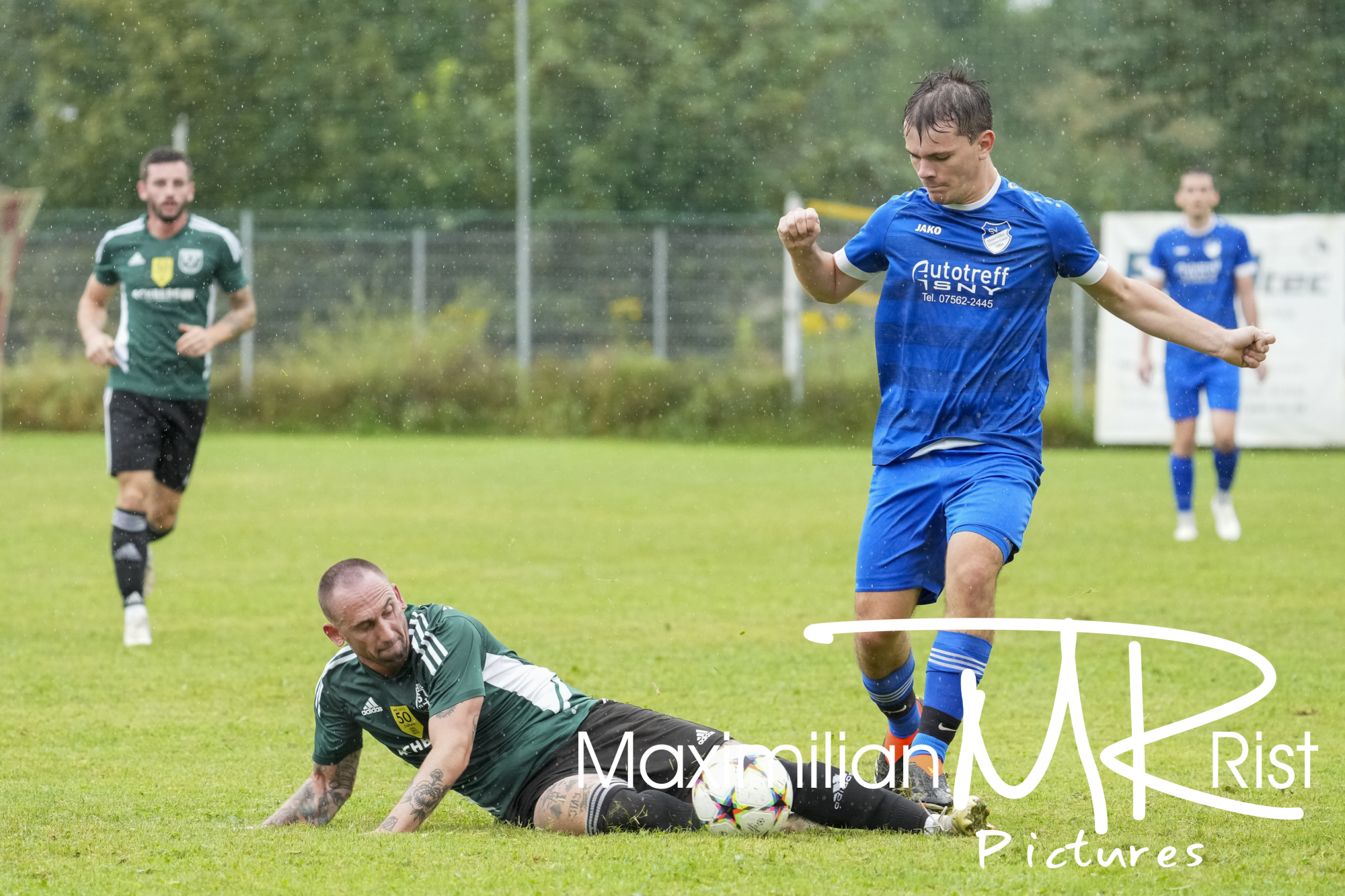 GER, SV Achberg vs. SV Maierhoefen, Fussball, Bezirksliga Bodensee, 1. Spieltag, Spielzeit 2024/2025, 18.08.24