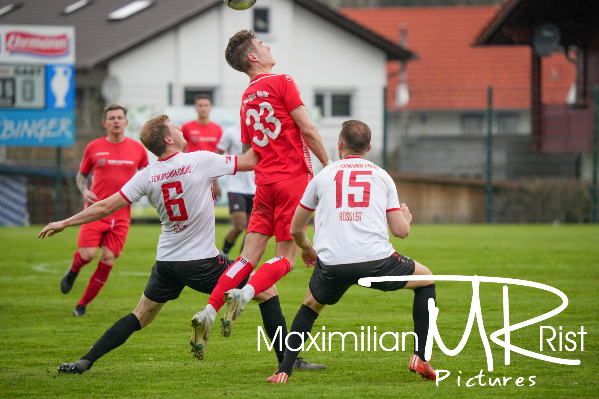 GER, FV Rot-Weiss Weiler gegen 1. FC Normannia Gmünd, WFV Pokal, Viertelfinale,  Spielzeit 2022/2023, 12.04.23