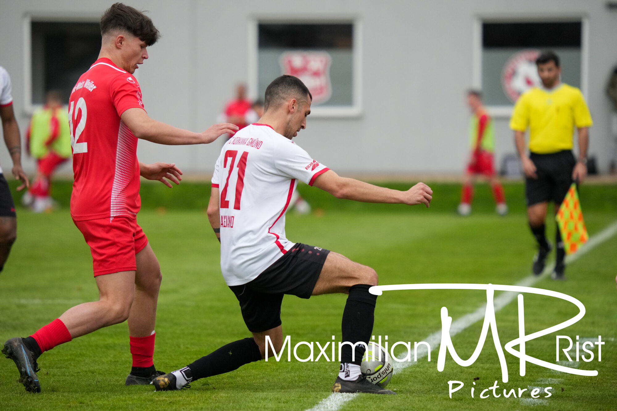 GER, FV Rot-Weiss Weiler gegen 1. FC Normannia Gmünd, WFV Pokal, Viertelfinale,  Spielzeit 2022/2023, 12.04.23