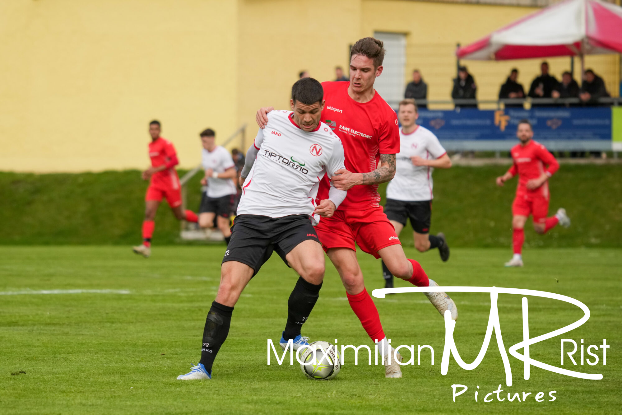 GER, FV Rot-Weiss Weiler gegen 1. FC Normannia Gmünd, WFV Pokal, Viertelfinale,  Spielzeit 2022/2023, 12.04.23