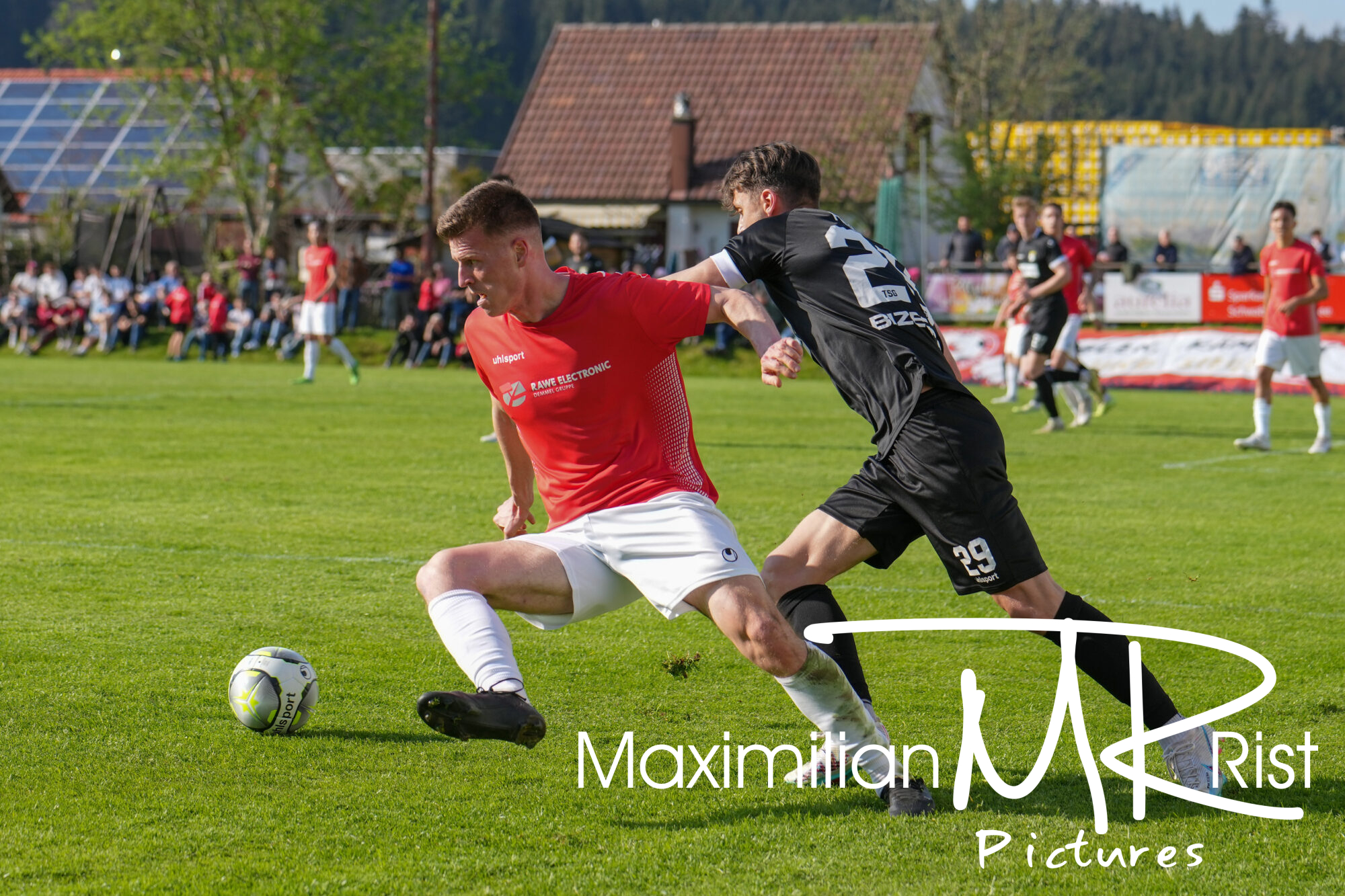 GER, FV Rot-Weiss Weiler gegen TSG Balingen Fußball, WFV Pokal, Halbfinale,  Spielzeit 2022/2023, 02.05.23